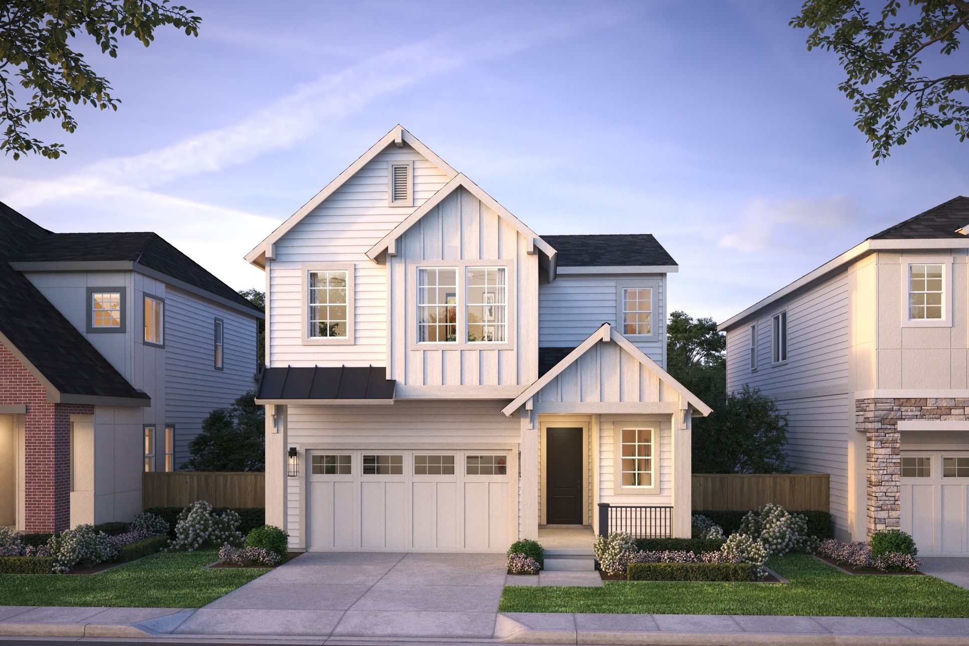 The Centre at Elevon - Alberta - 167 - Exterior Rendering - Homesite Photography - Risewell Homes