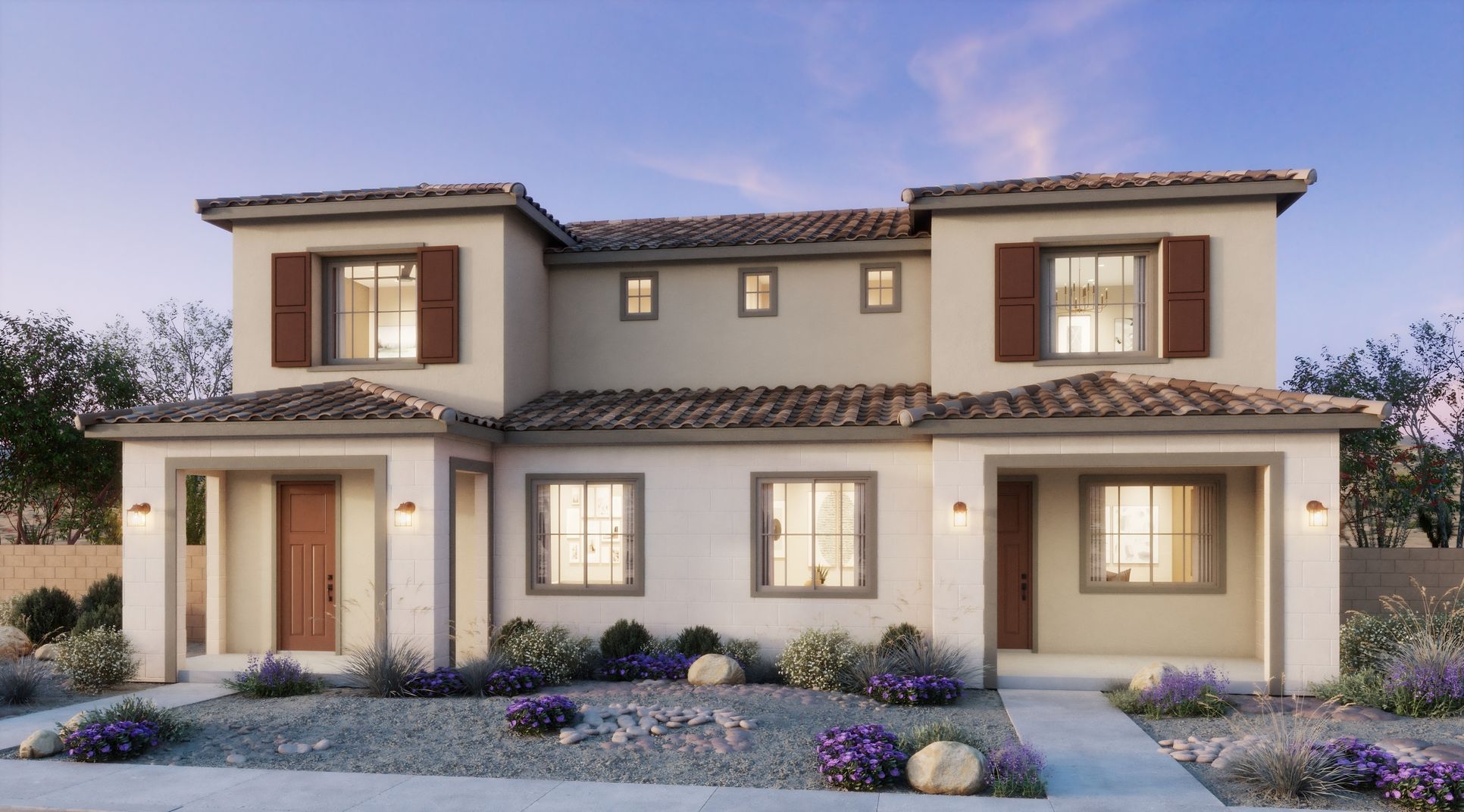 Bella Storia - The Towns Collection - Plan 1 2 - Italian Elevation - Renderings -1300x730