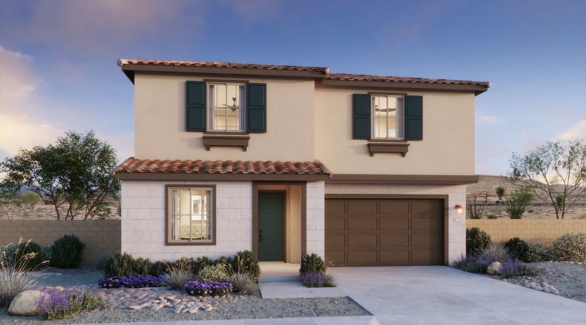 Bella Storia - The Cottages Collection - Plan 3 - Italian Elevation - Renderings -1300x730