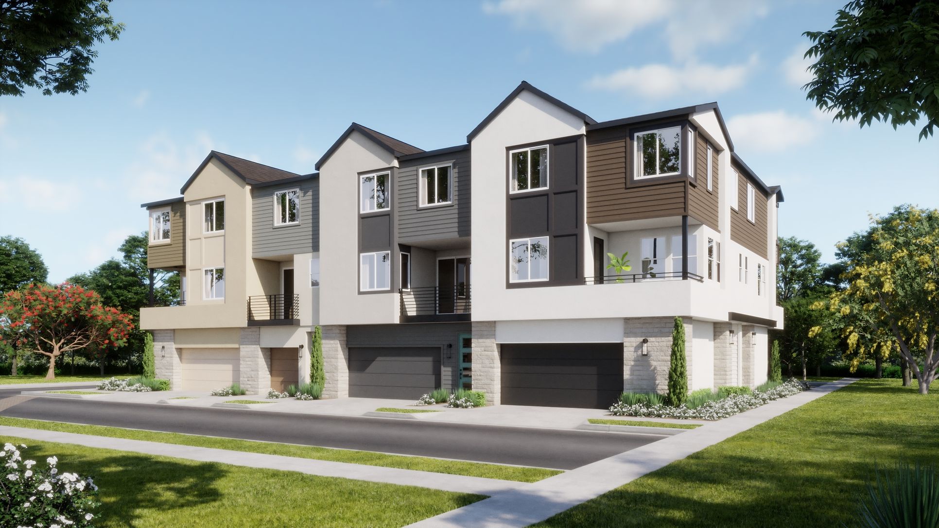 Sumner Village - All Plans - Exterior Rendering - Risewell Homes