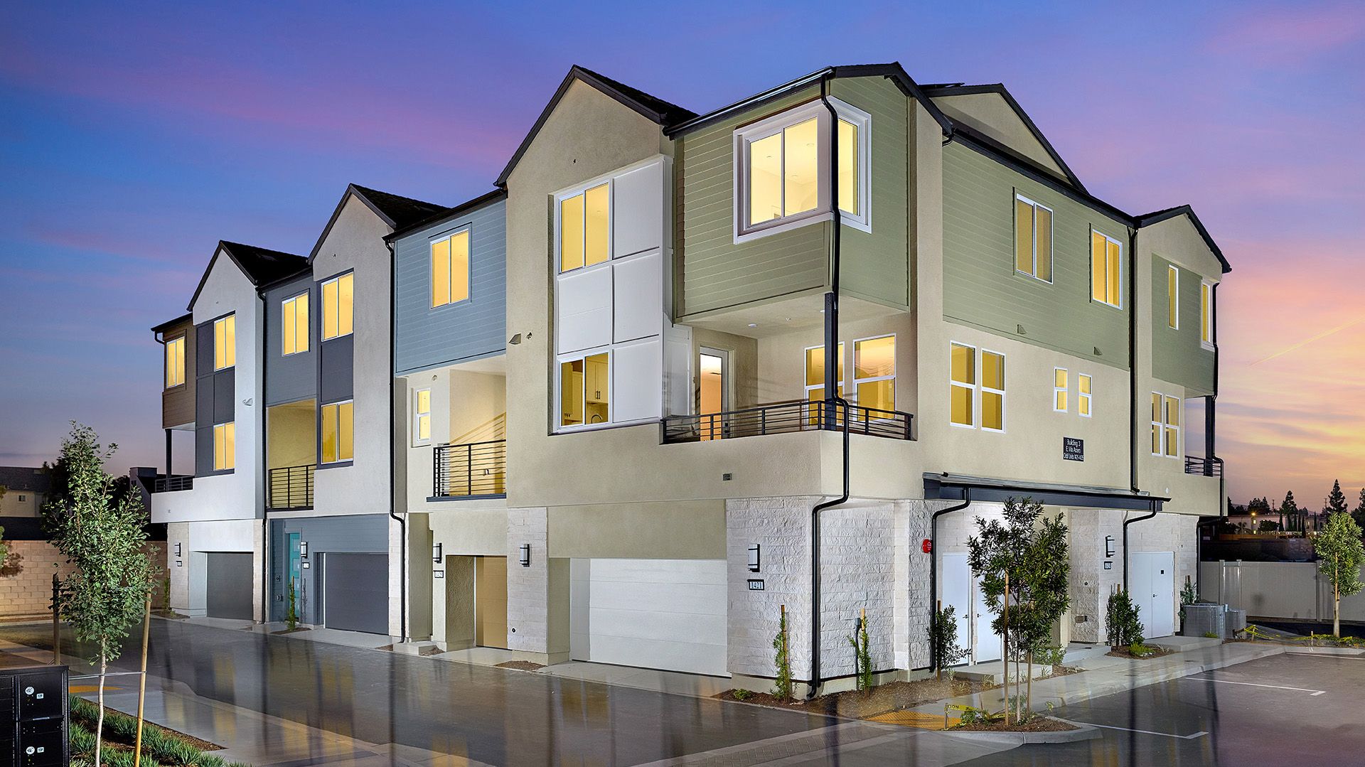 1. Sumner Village - Plan 1 - Front Exterior - Model Photography - Risewell Homes