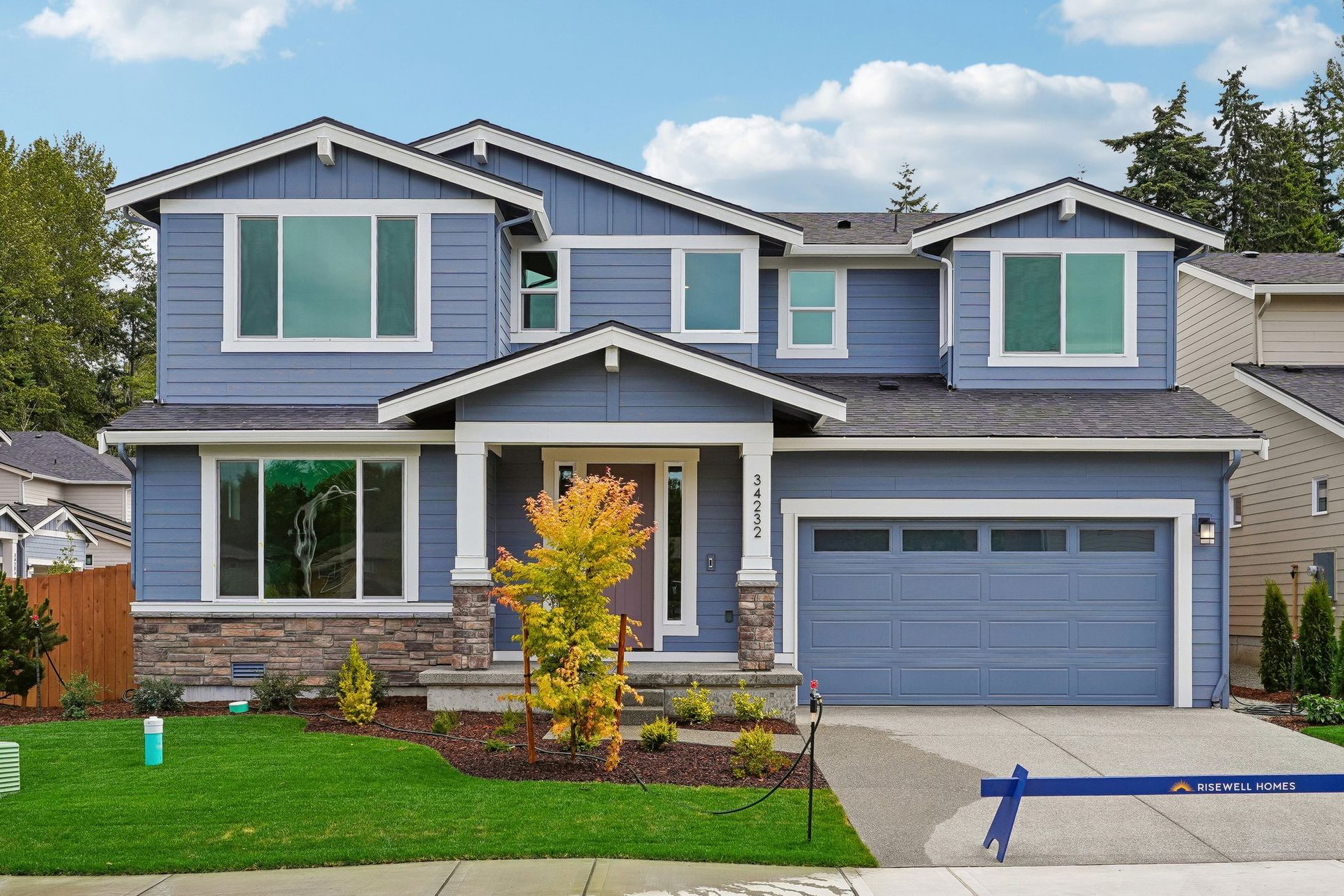 1. Twin Trails - 29 - Front Exterior - Homesite Photography - Risewell Homes