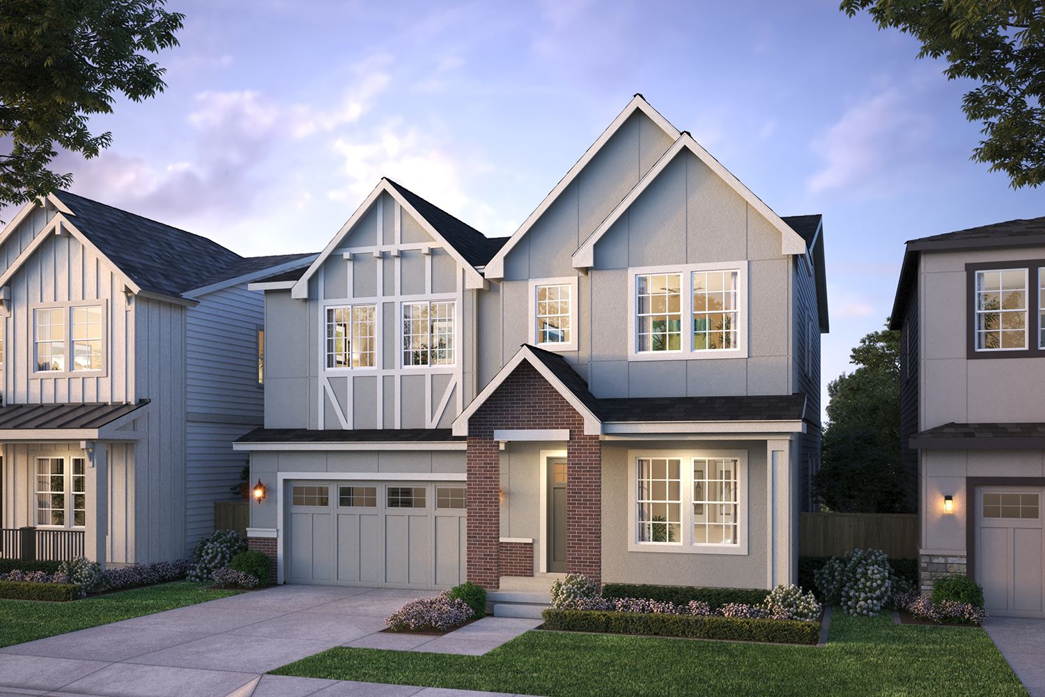 Elevation D - Farmhouse:Bordeaux