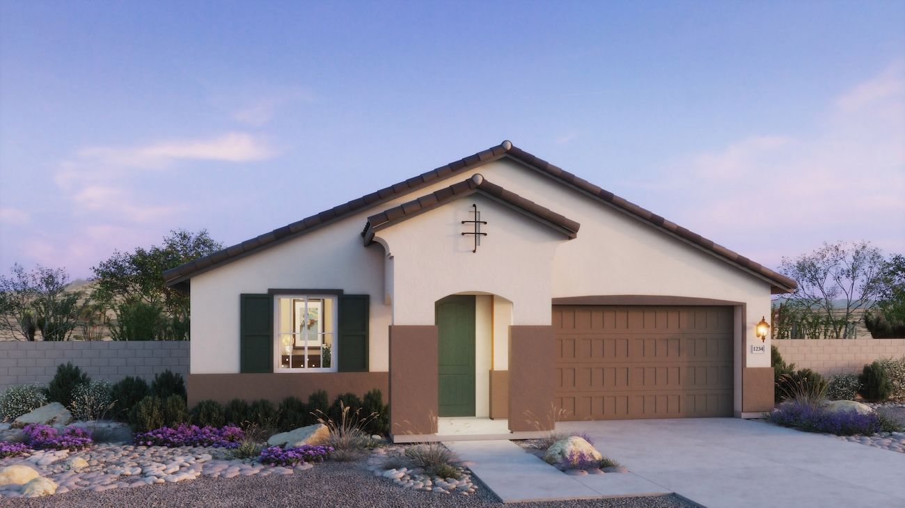 Windstone Ranch North Plan 4001 Elevation A:Windstone Ranch North Plan 4001 Elevation A