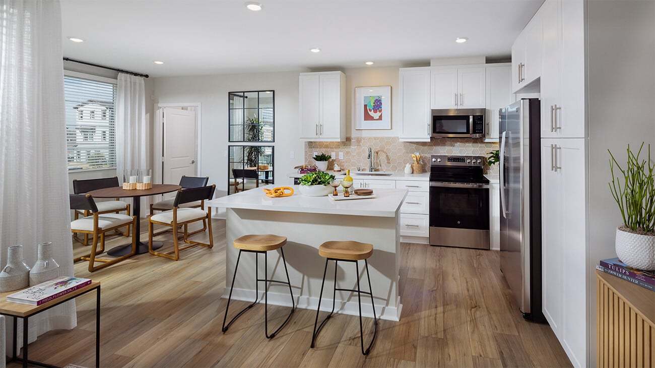 Westport - Plan 2 - Kitchen and Dining - Model Photography