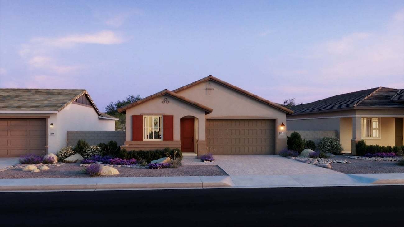The Villas at North Creek - Plan 3501 - Spanish Elevation - Renderings - 1300x730