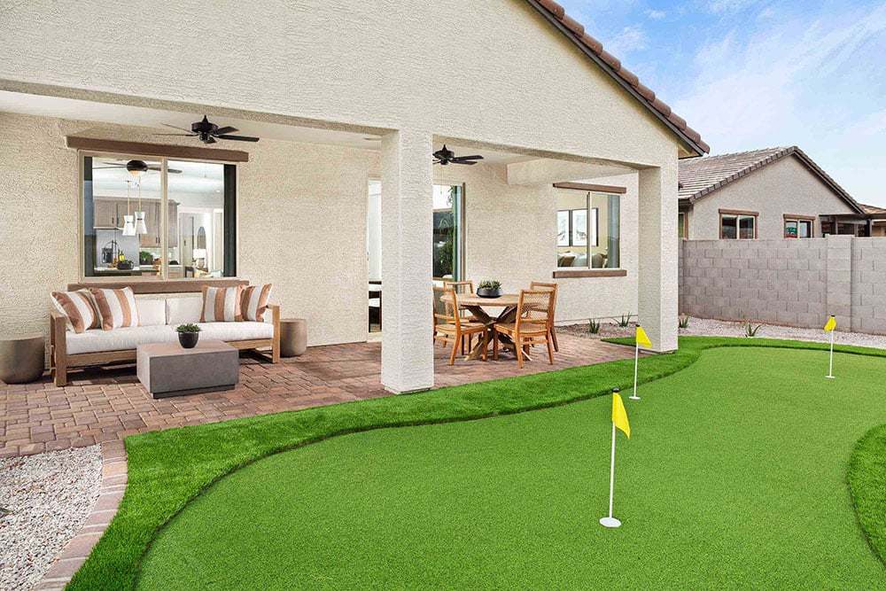The Residences Collection at Copper Falls - Plan 4002 - Backyard - Model Photography