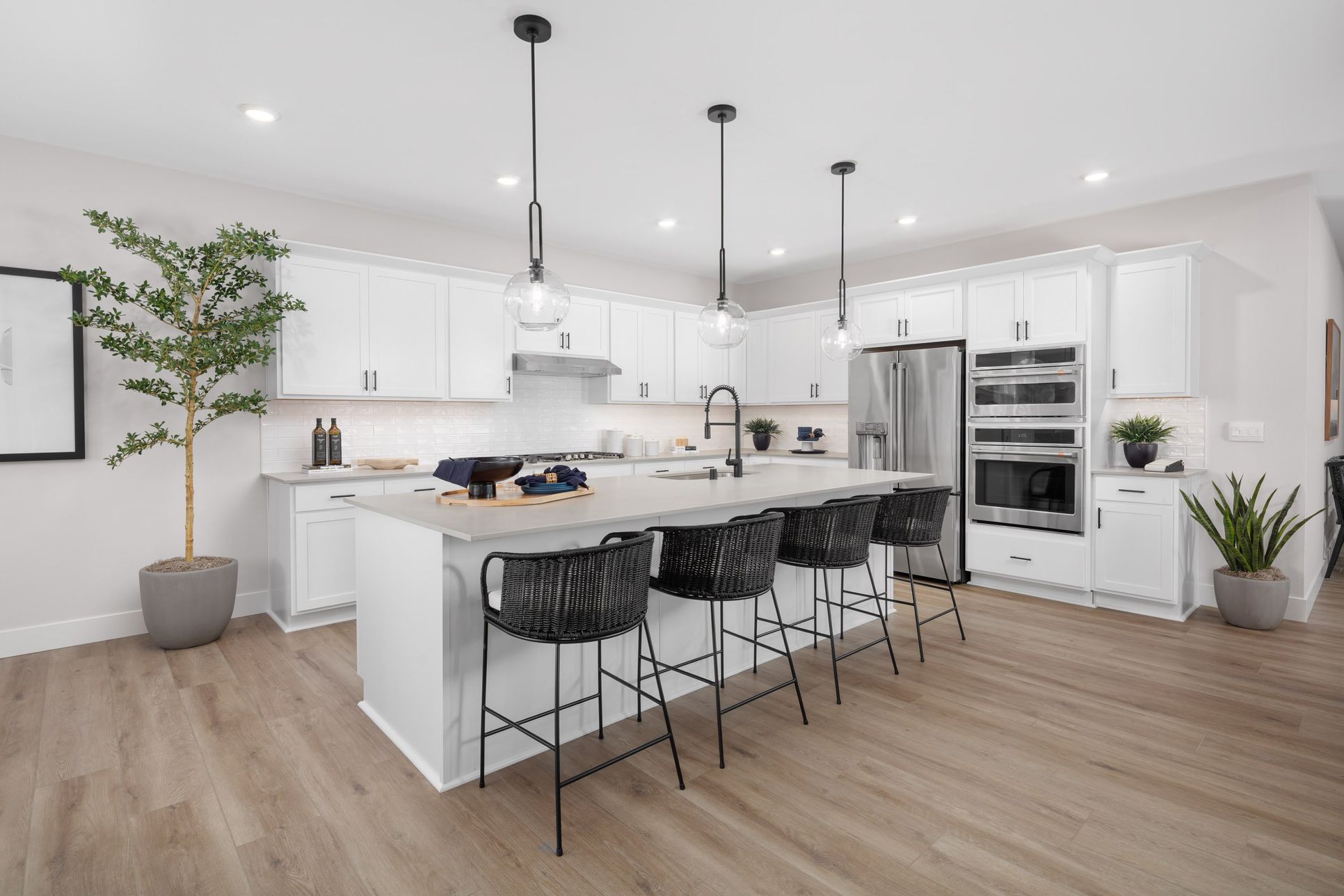 Summit View Plan 2267 Kitchen Island Model Photography