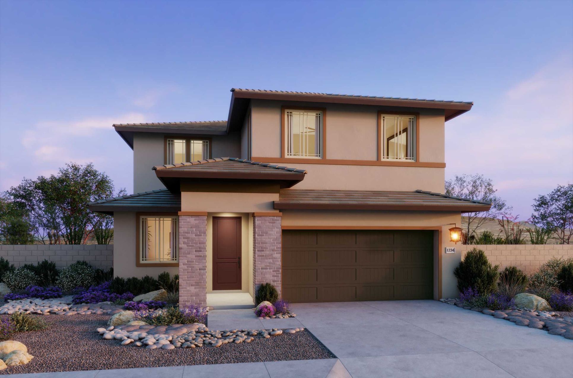 Villas at Frontera - Plan 3504 - Elevation C - Renderings