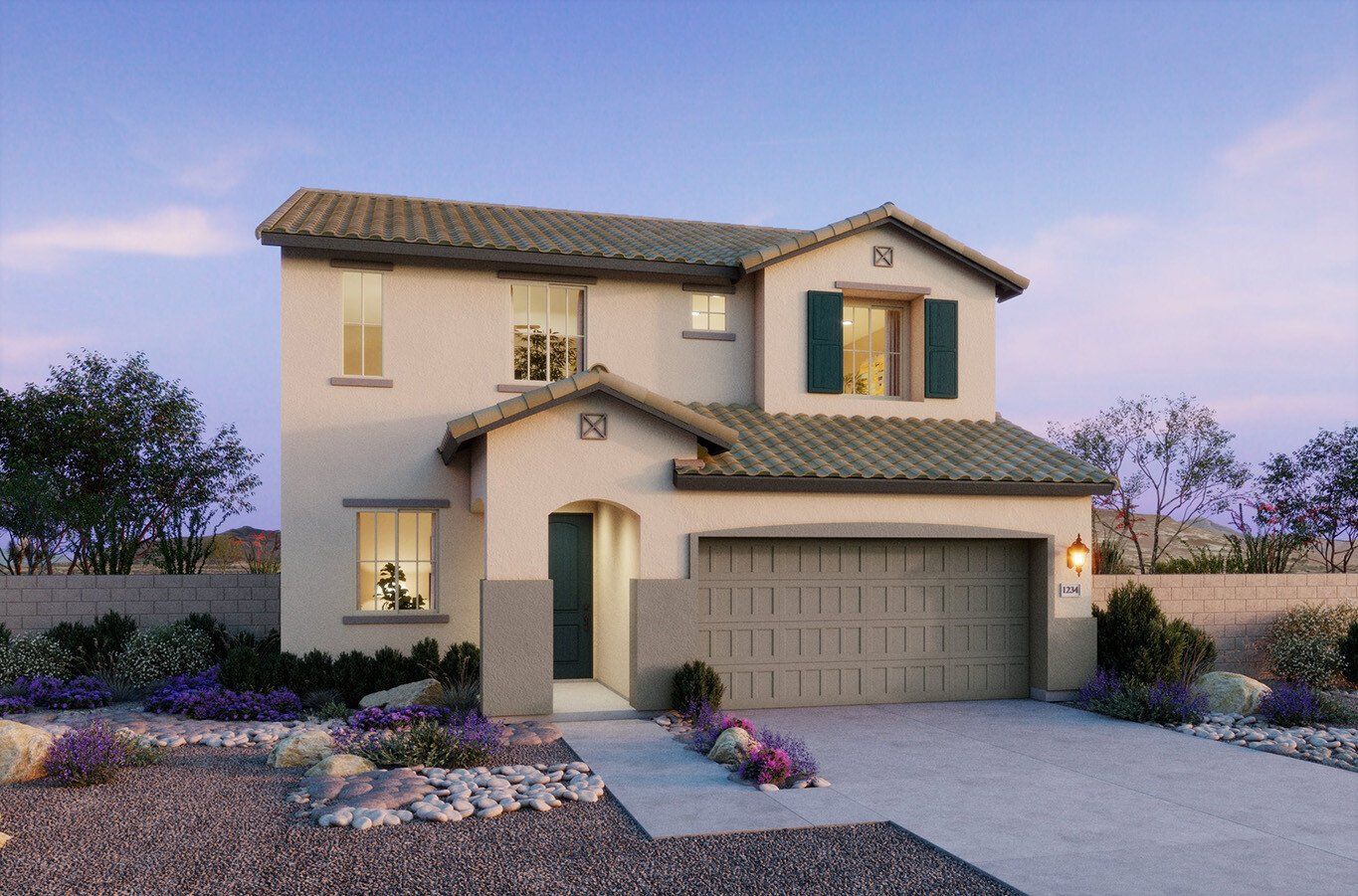 Mason Ranch - Plan 3505 - Spanish Elevation - Renderings