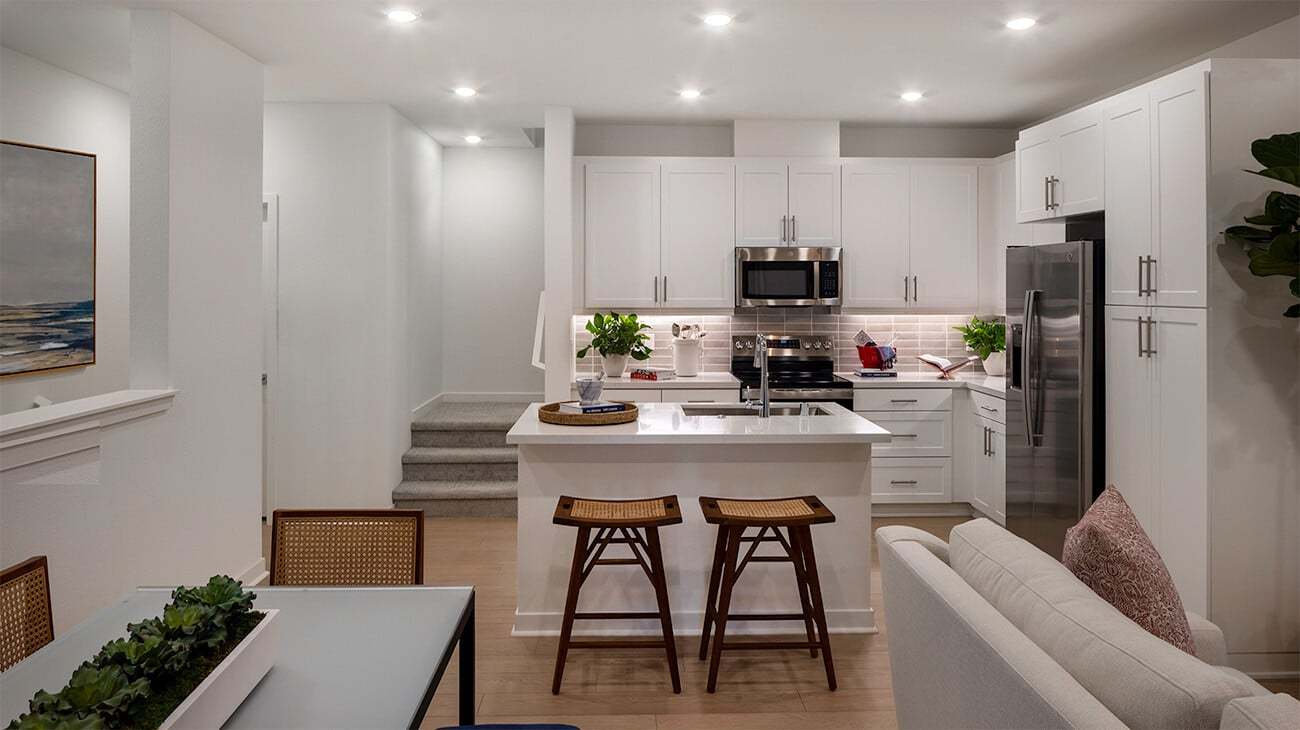 Hayes - Plan 3 - Dining sand Kitchen - Model Photography