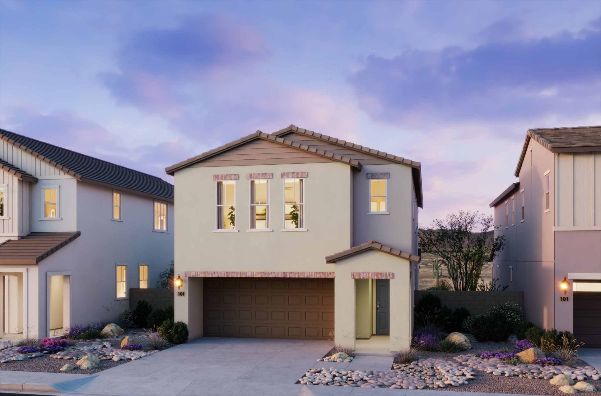 Aster at Union Park - Plan 3 - Elevation A - Renderings