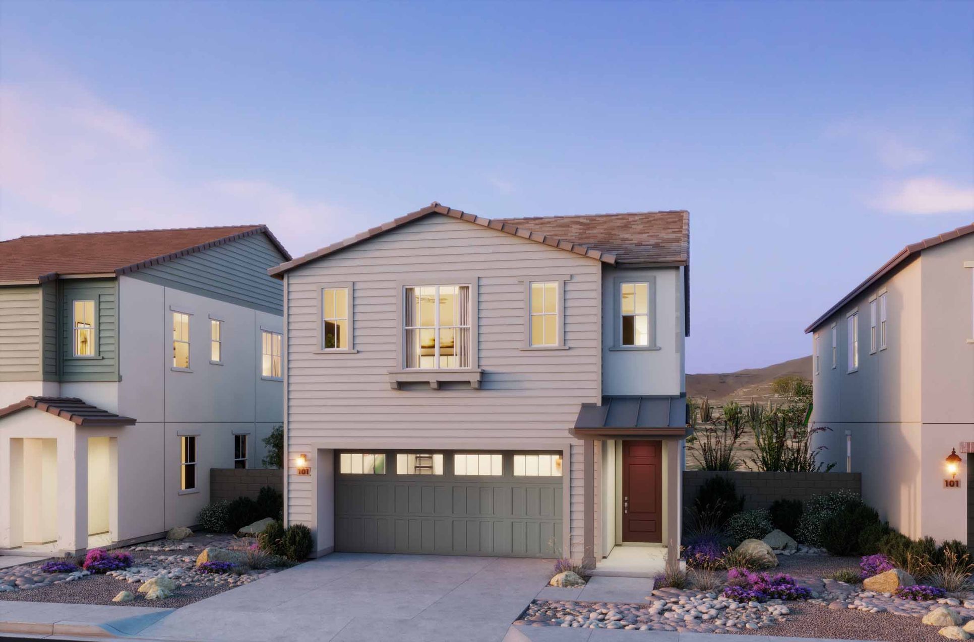 Aster at Union Park - Plan 2 - Elevation C - Renderings