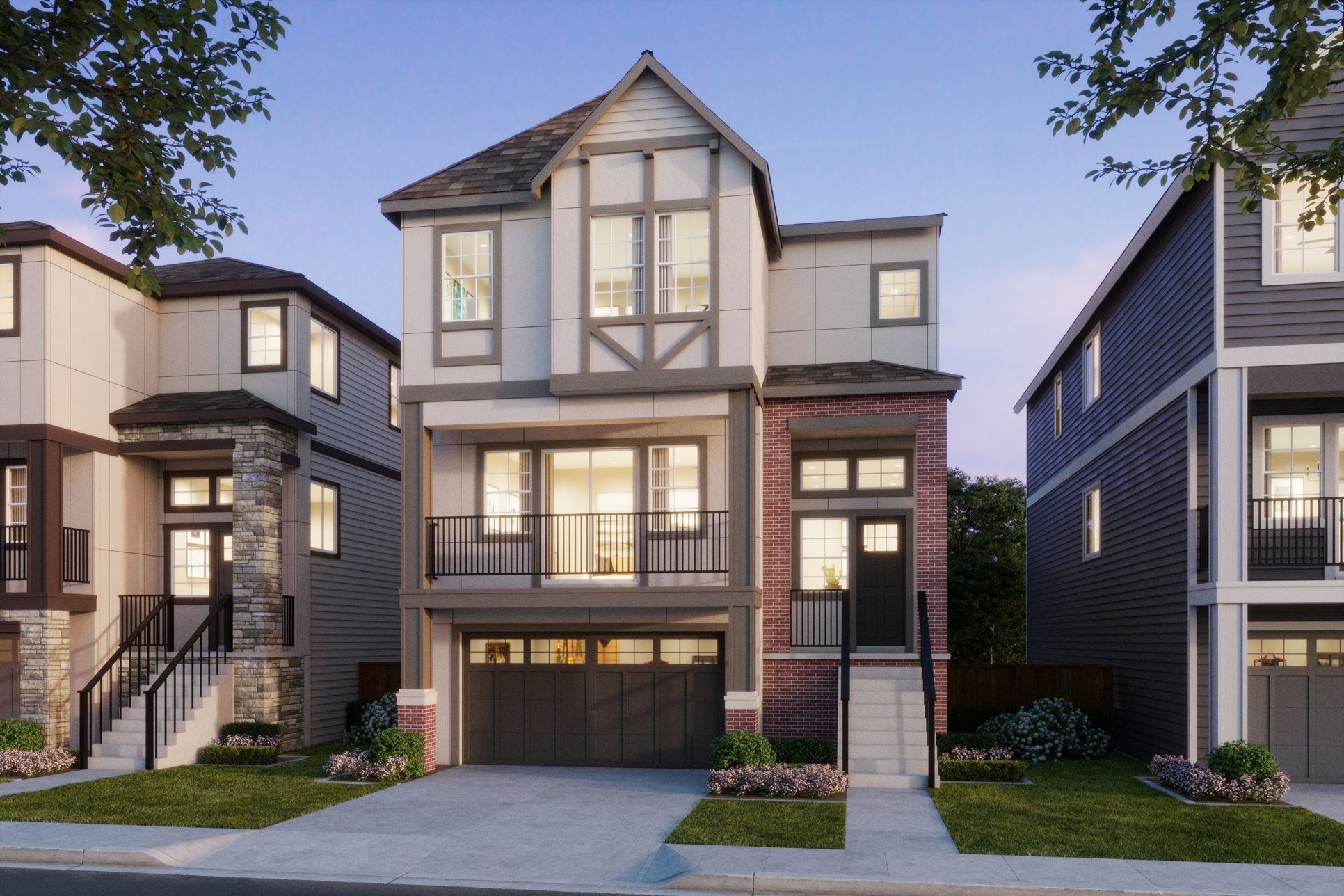 The Reserve at The Vineyard - Burgundy Elevation D - Rendering