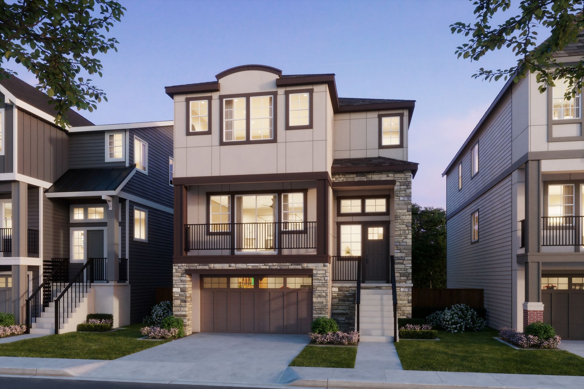 The Reserve at The Vineyard - Burgundy Elevation B - Rendering