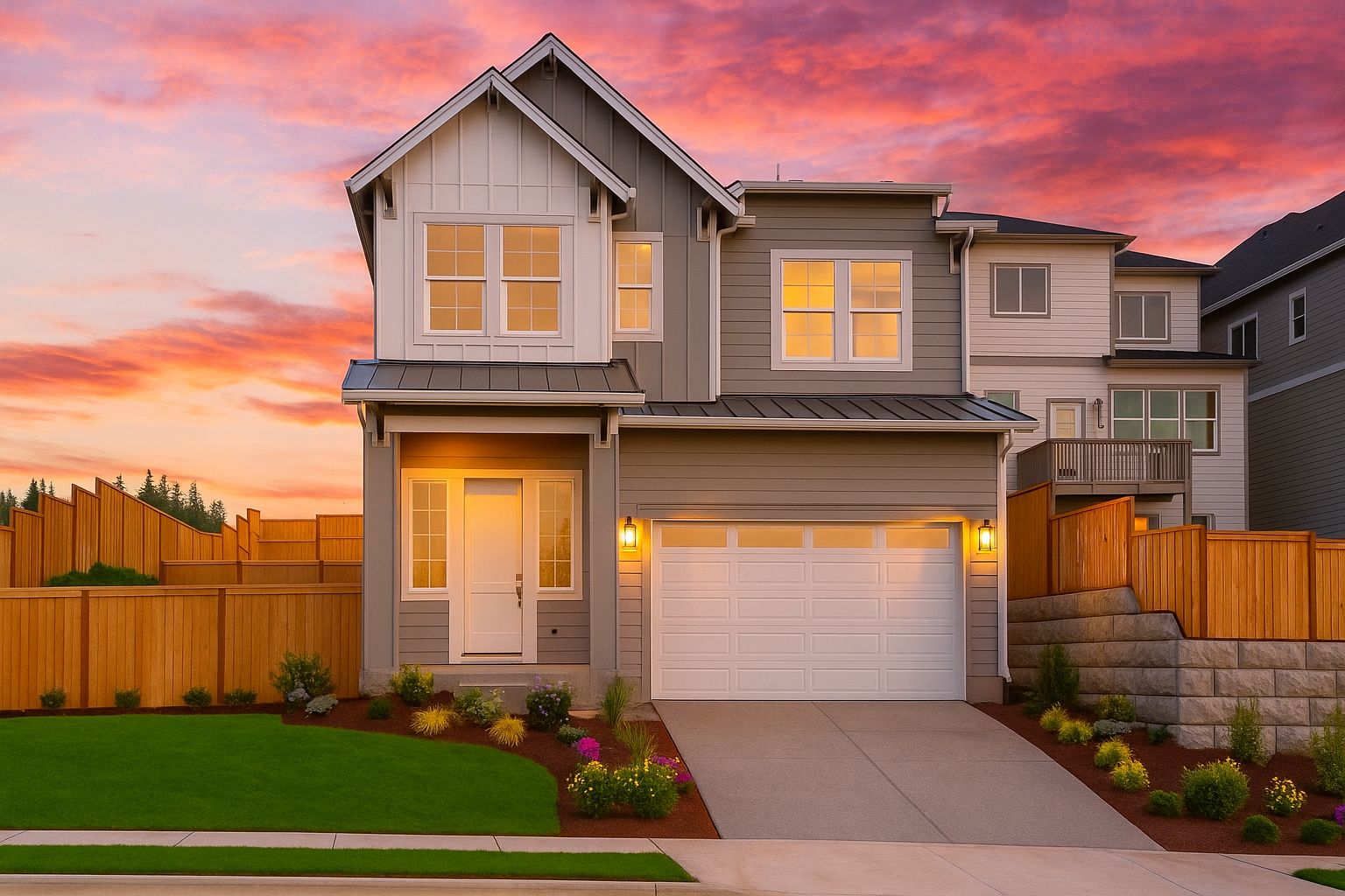 The Vineyard - Sonoma - Front - Model Photography