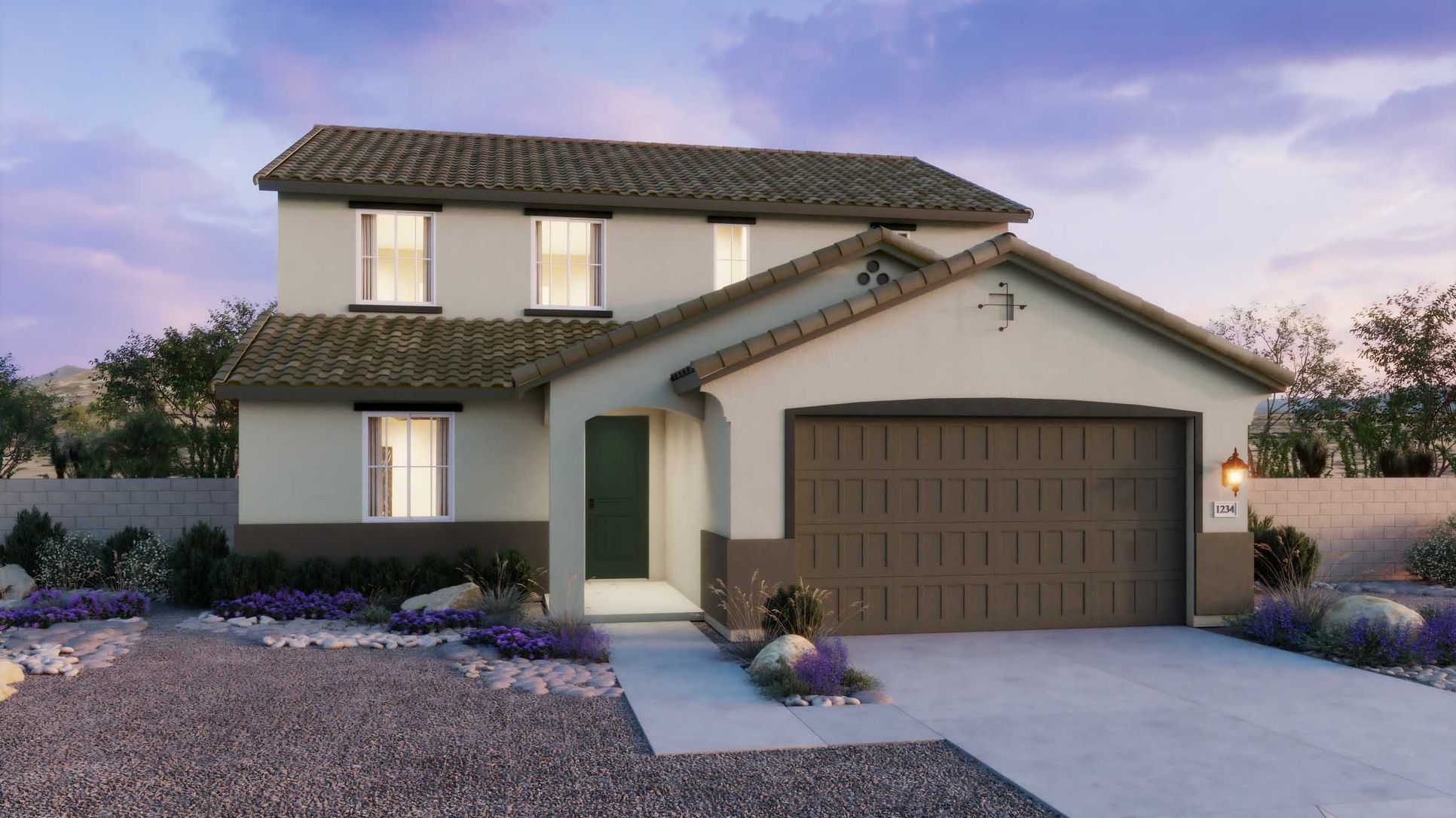 Bella Vista Farms - Plan 4004 - Spanish Elevation - Renderings - 1300x730