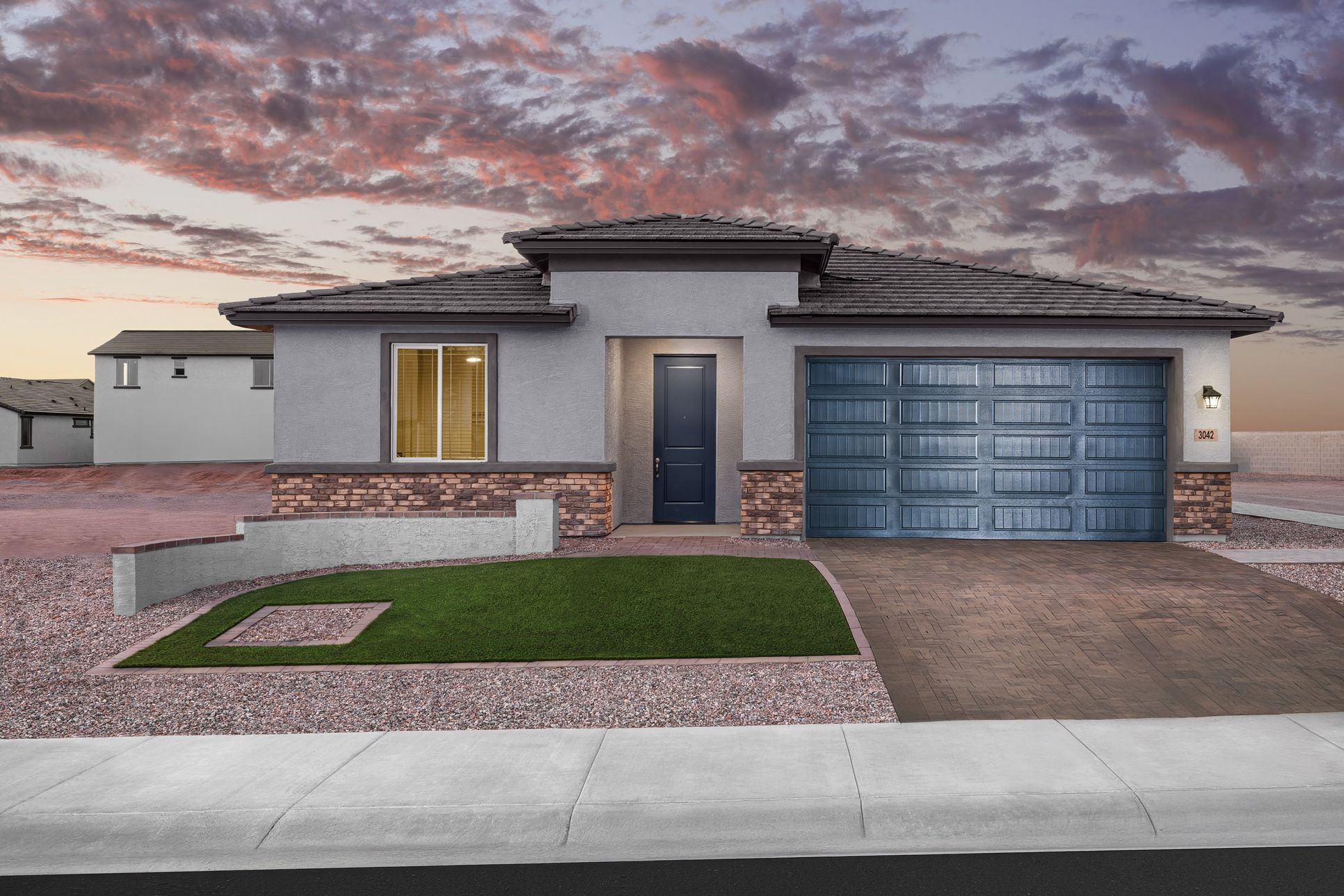 Bella Vista Farms - Plan 4003 - Front Exterior - Model Photography
