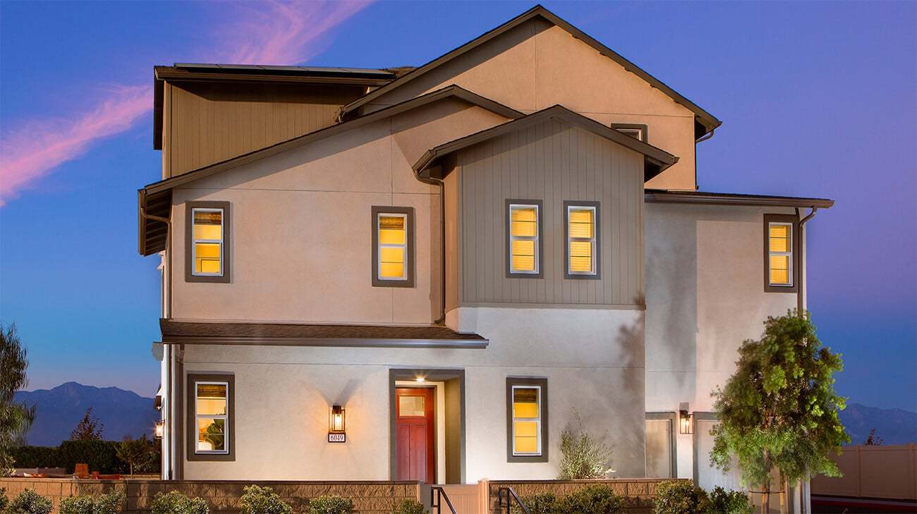 Beacon at Eastvale Square - Front Exterior - Plan 3 - Model Photography