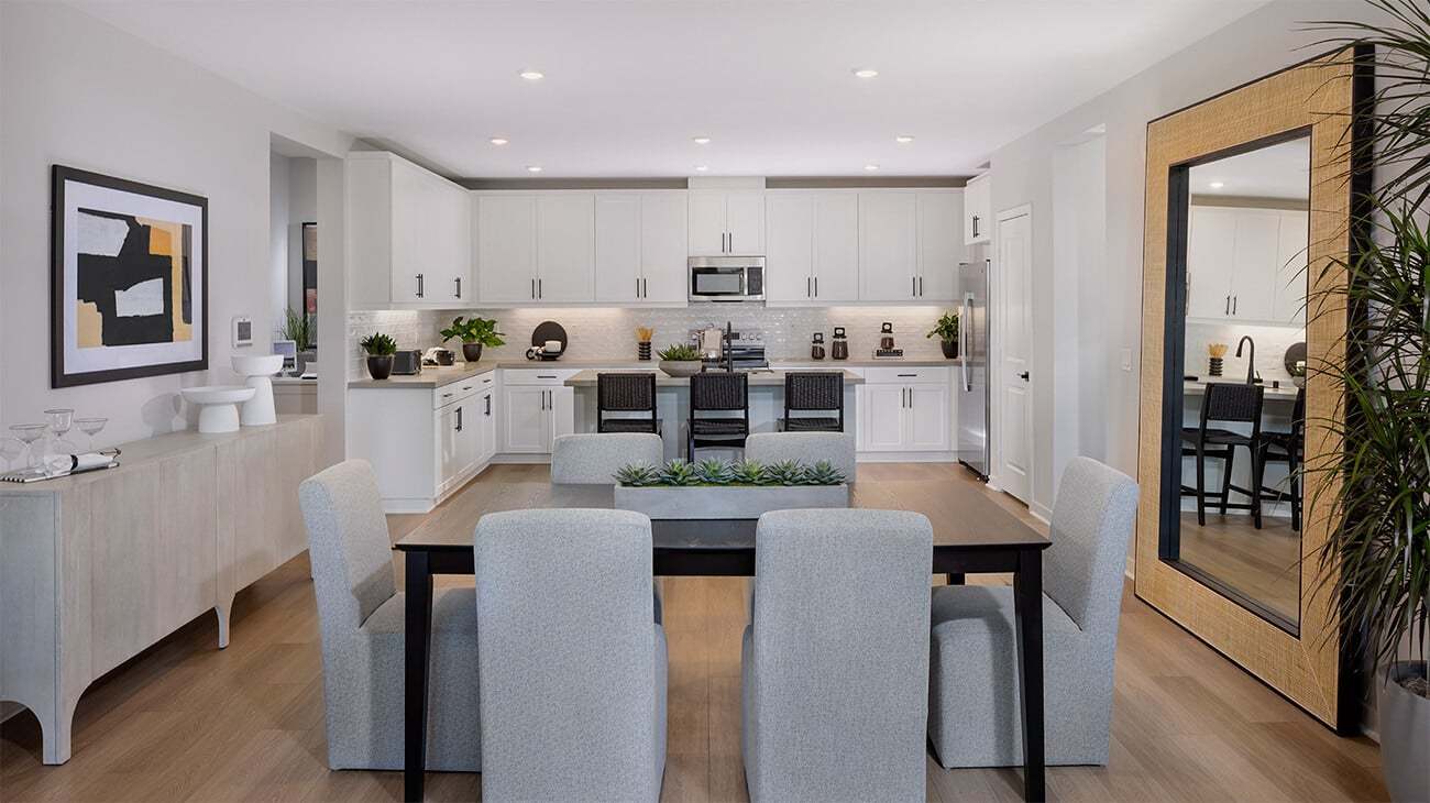 Westport - Plan 5 - Kitchen Dining - Model Photography