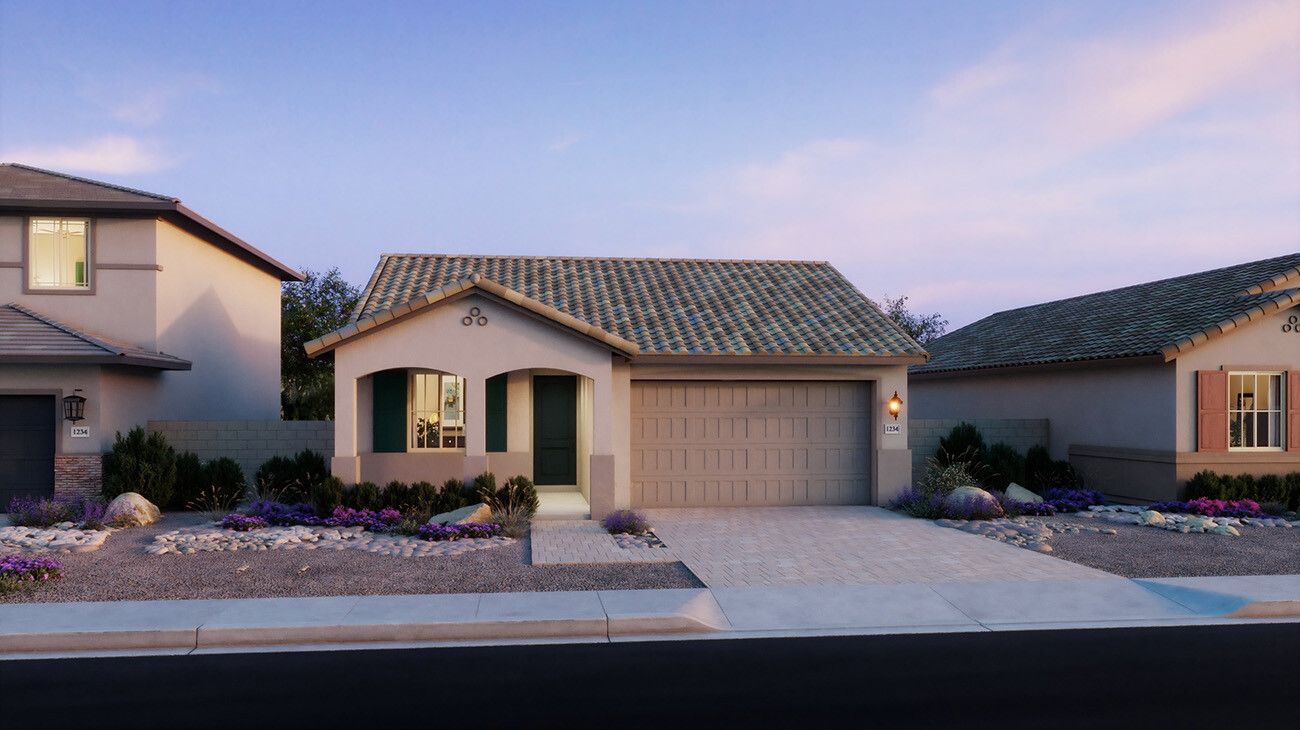The Villas at North Creek - Plan 3503 - Spanish Elevation - Renderings 1300x730
