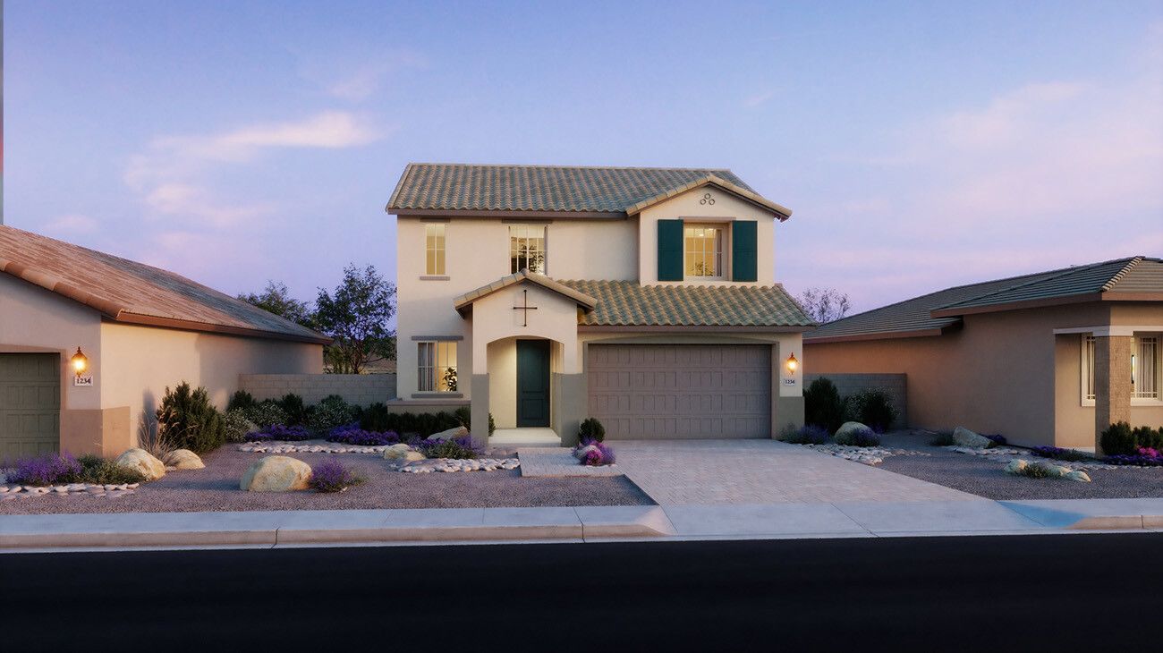 The Villas at North Creek - Plan 3505 - Spanish Elevation - Renderings 1300x730