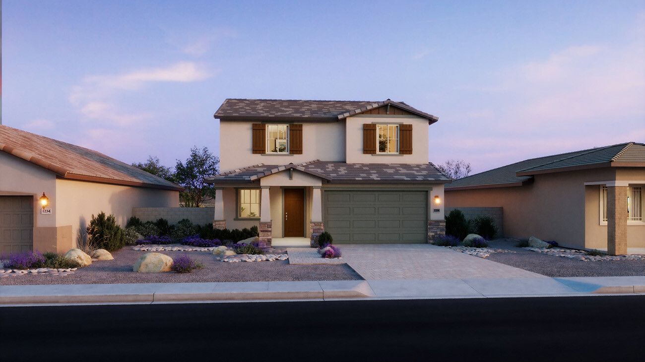 The Villas at North Creek - Plan 3505 - Craftsman Elevation - Renderings 1300x730
