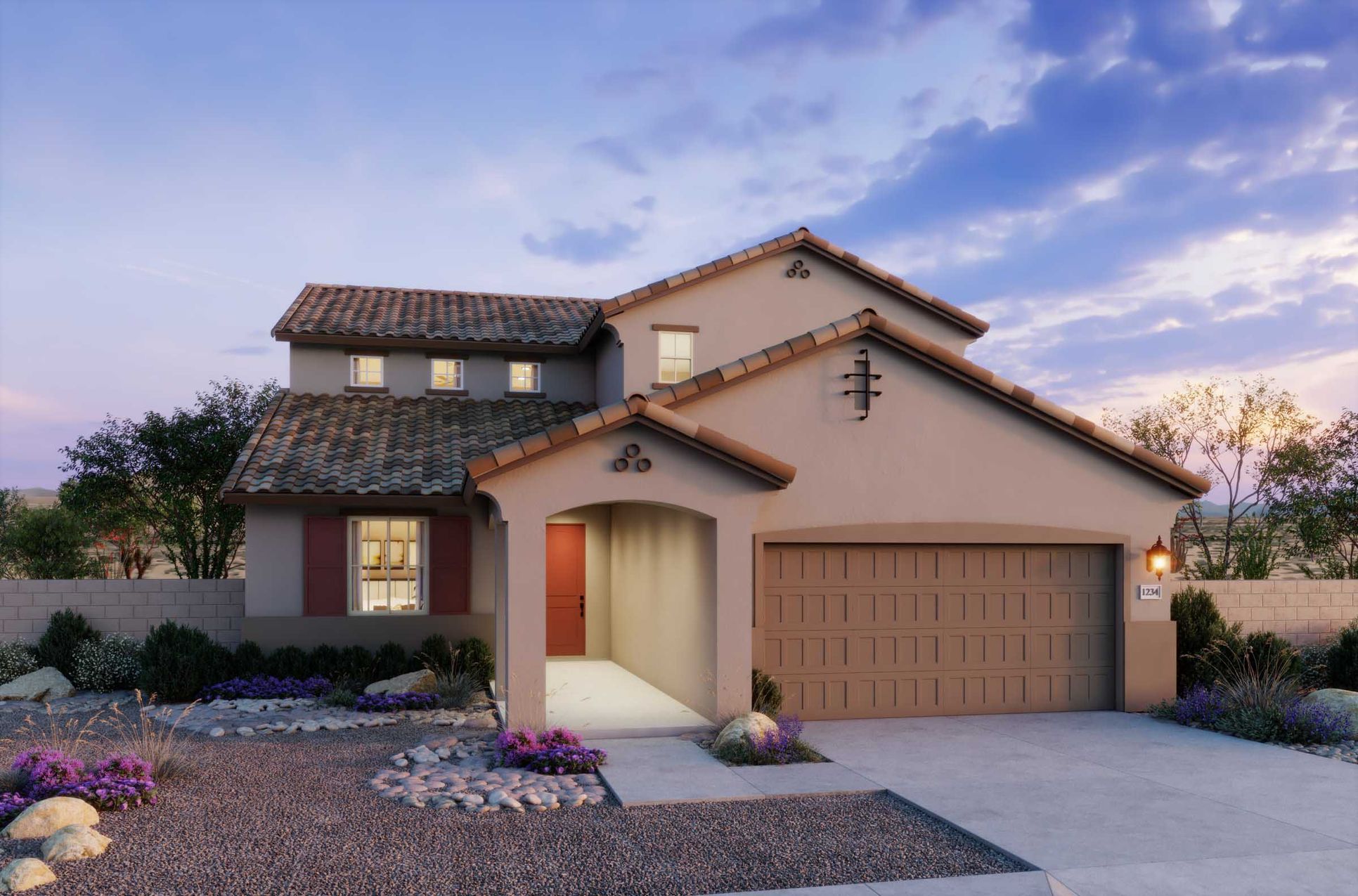 The Residences Collection at Frontera - Plan 4005 - Spanish Elevation - Renderings