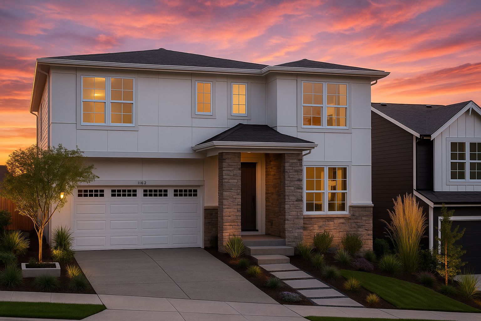 The Reserve at the Vineyard - Lot 31 - Front - Homesite Photography