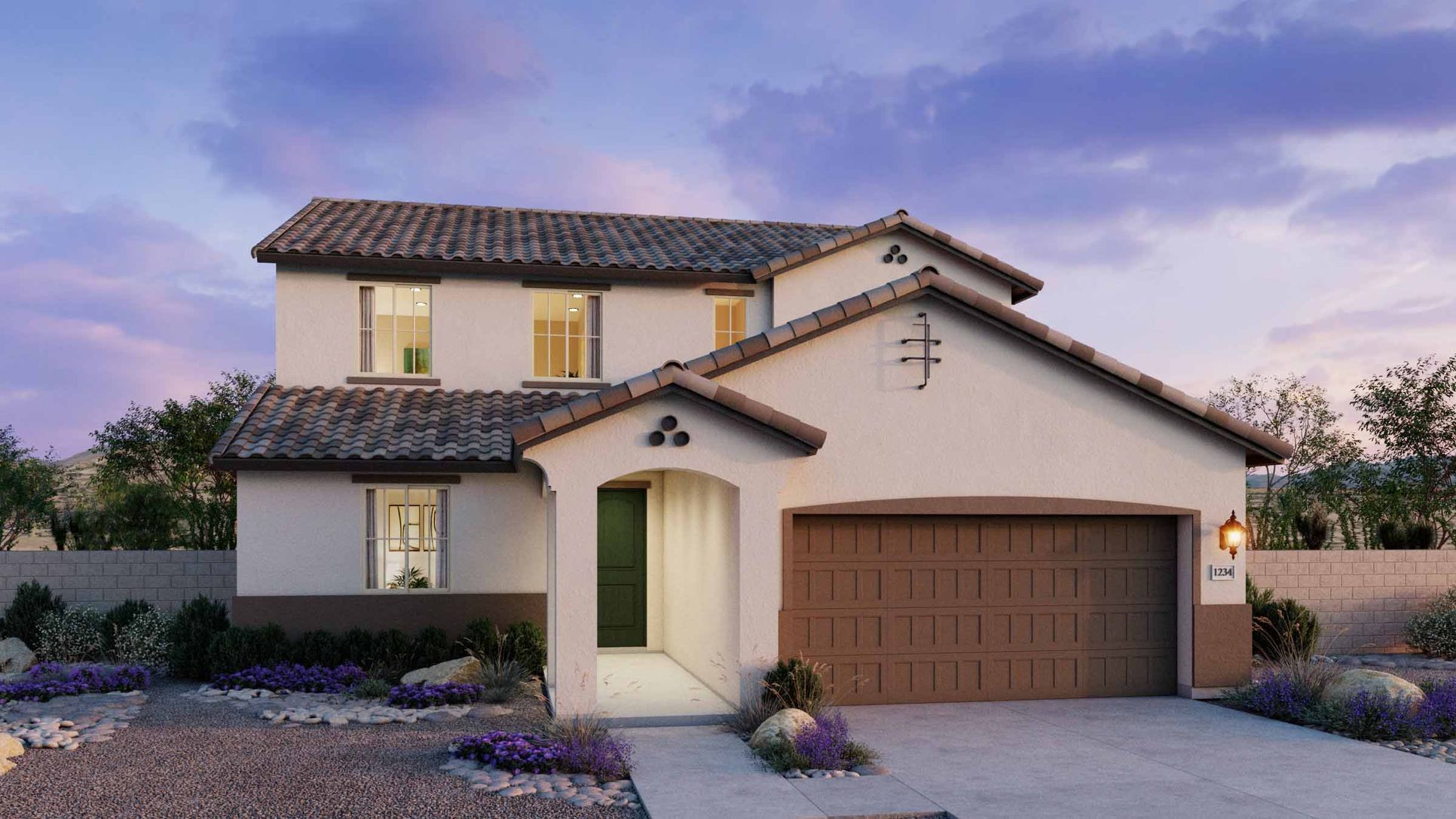 The Residences Collection at Copper Falls - Plan 4004 - Spanish Elevation - Renderings