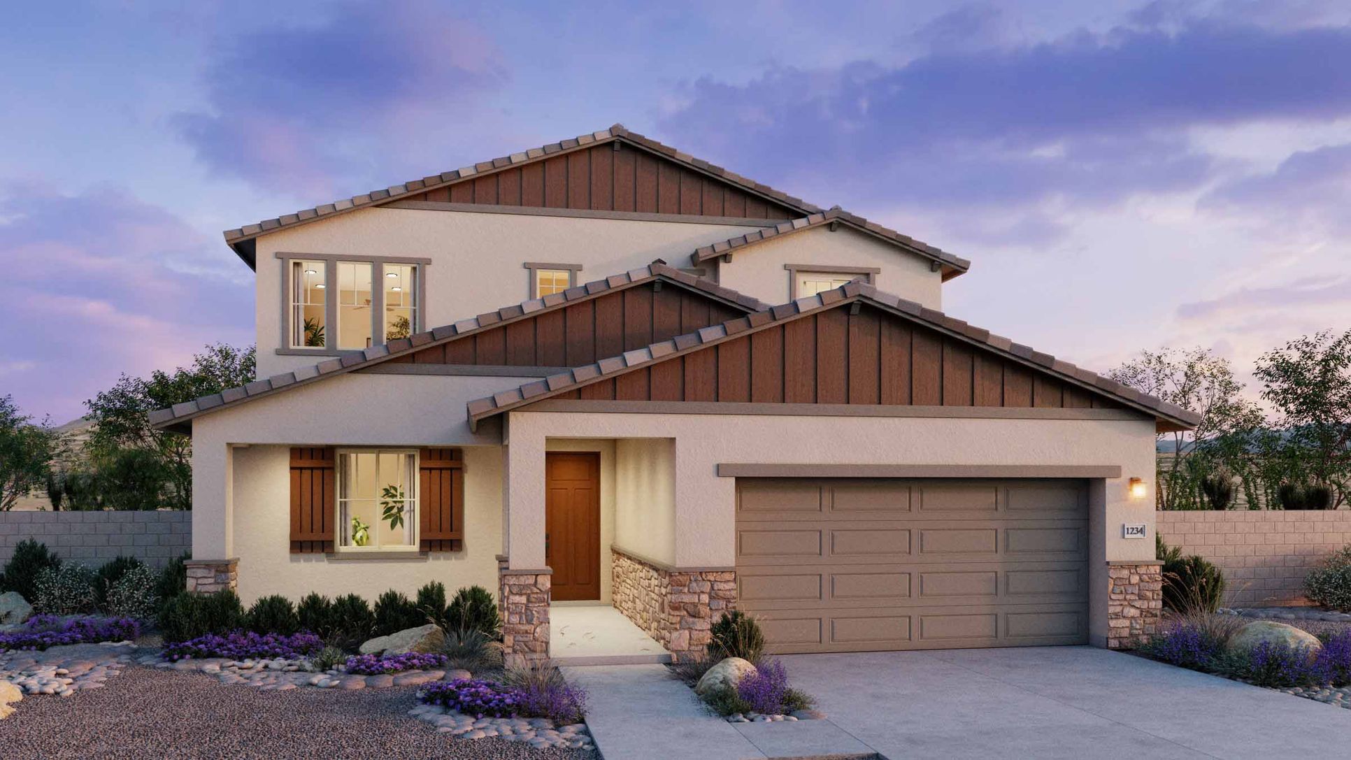 The Residences Collection at Copper Falls - Plan 4004 - Craftsman Elevation - Renderings