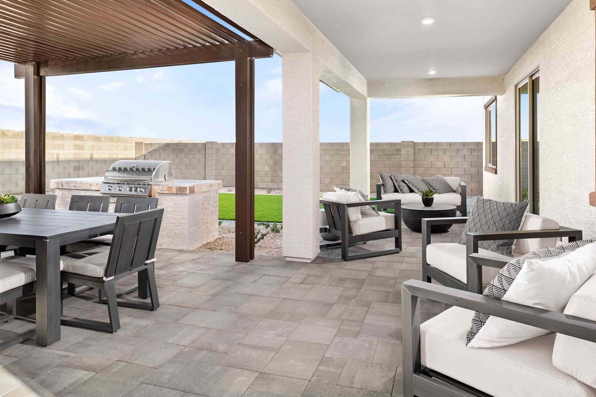 The Residences Collection at Copper Falls - Plan 4005 - Backyard - Model Photography