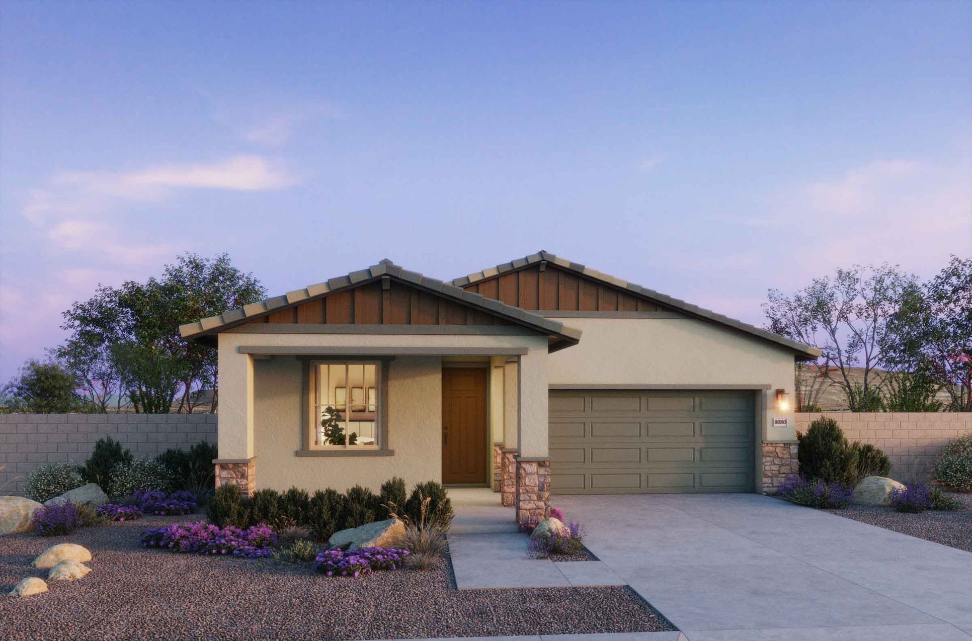 The Villas Collection at Copper Falls - Plan 3501 - Craftsman Elevation - Renderings