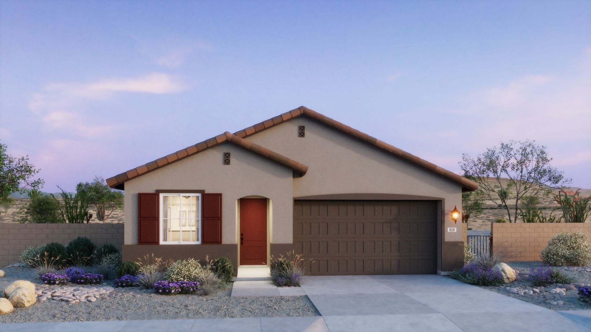 Villas at Frontera - PLAN_3507-SPANISH_DUSK_Renderings