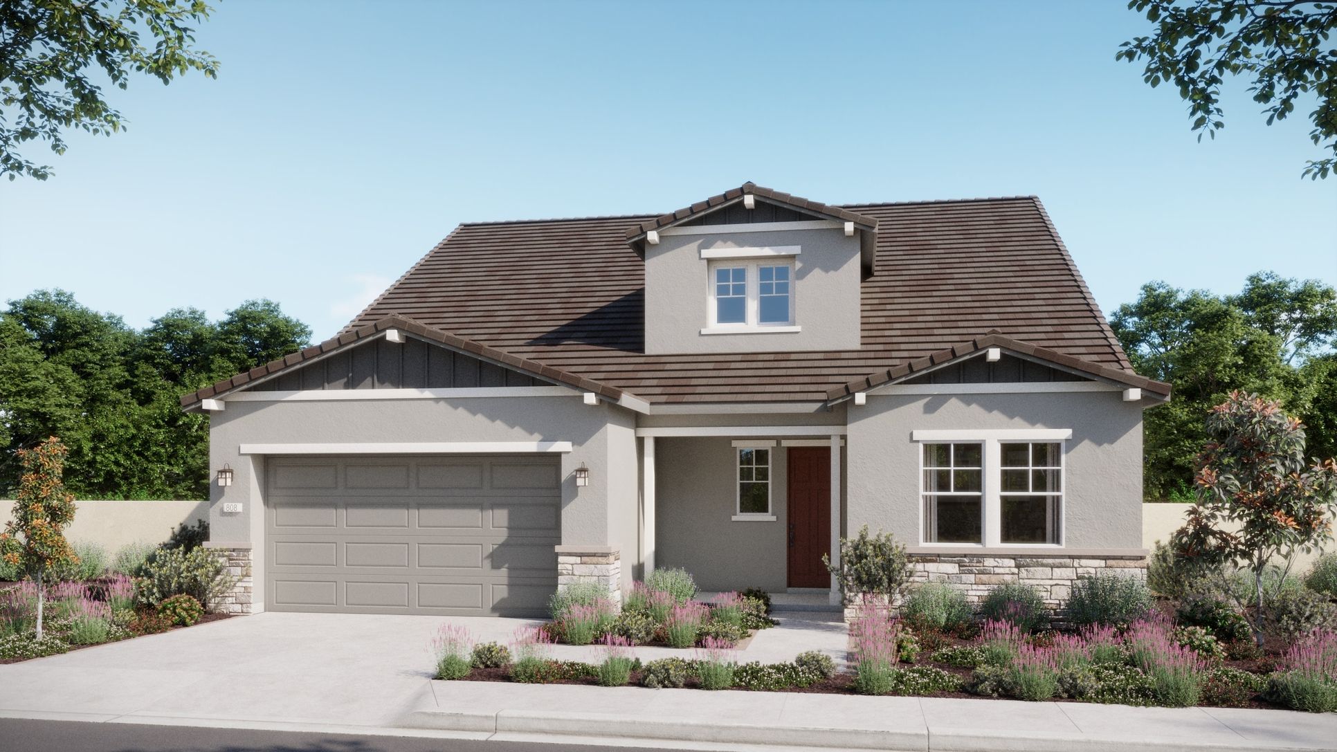Rosewood Village - Plan 1 - Elevation B - Renderings
