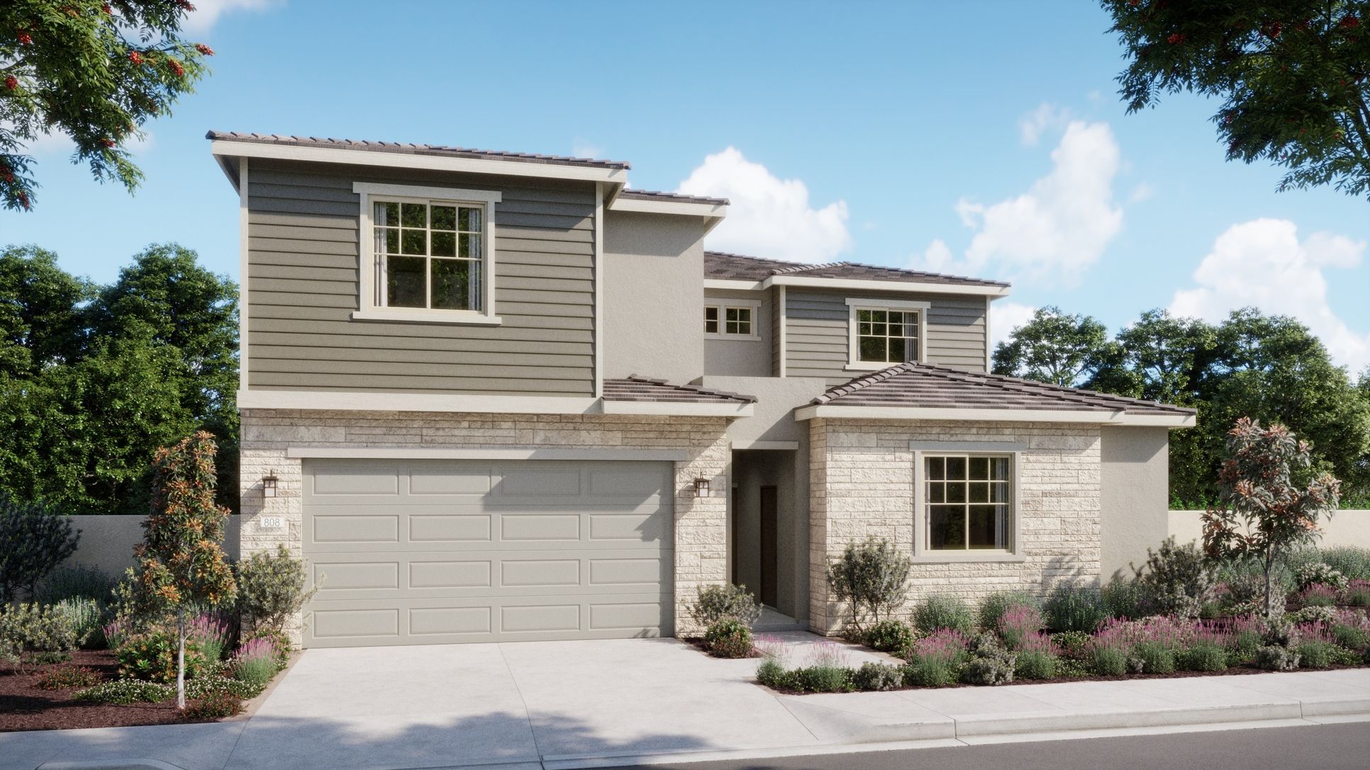 Rosewood Village - Plan 3 - Elevation B - Renderings