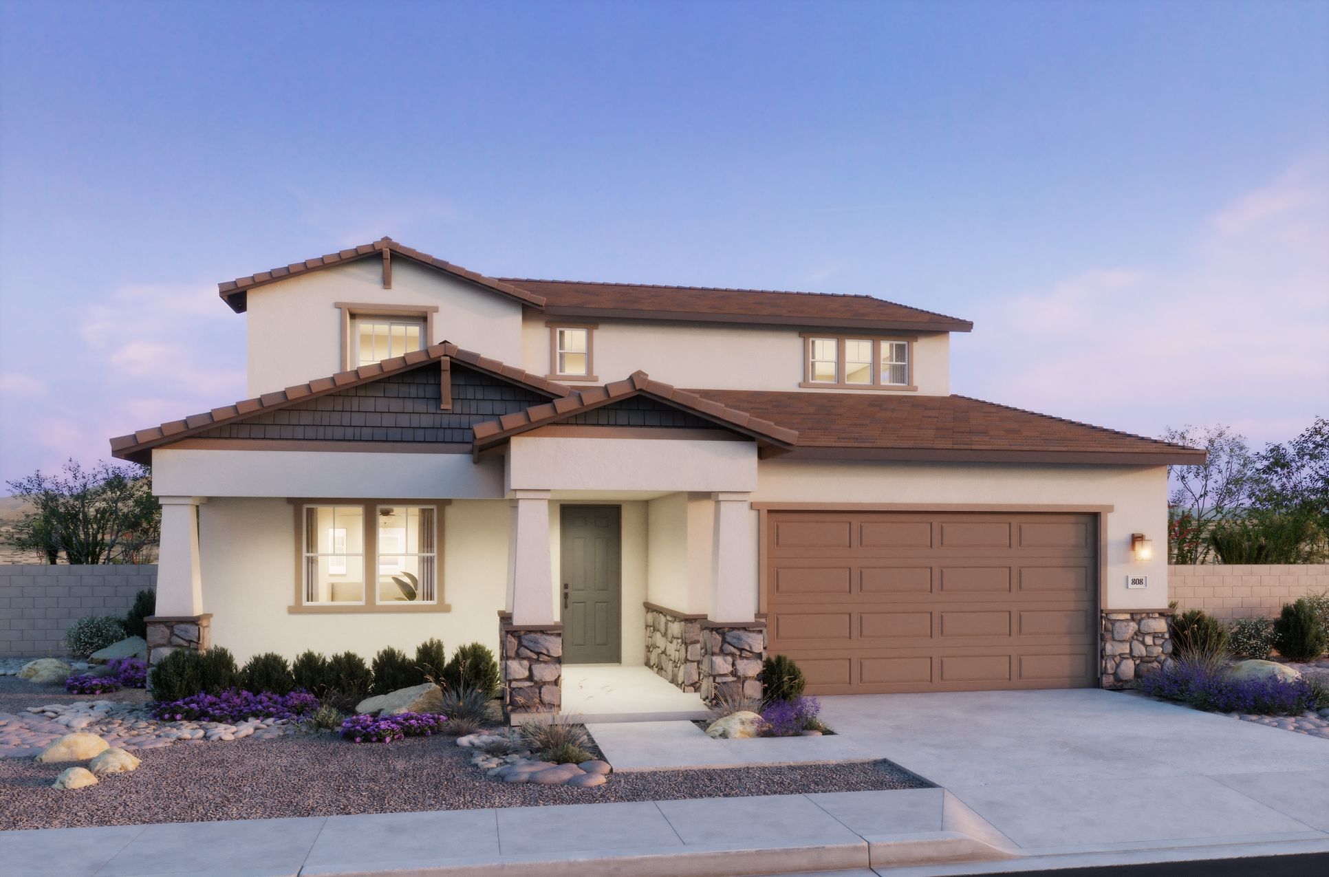 Estates at Frontera - Plan 4504 Elevation B - Renderings
