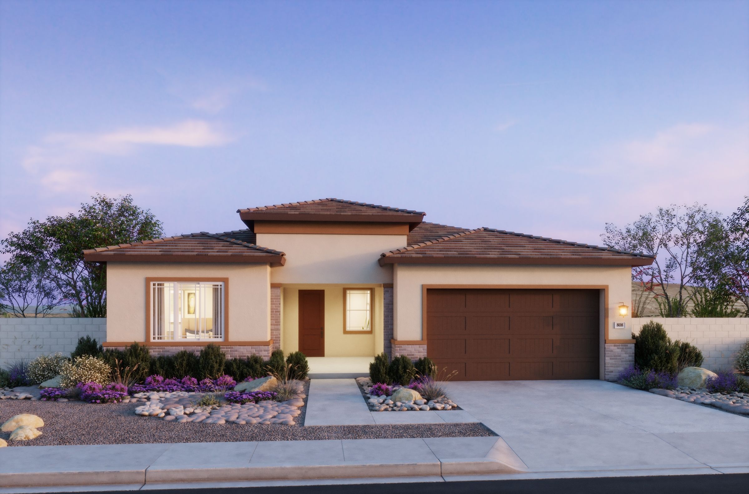 Estates at Frontera - Plan 4501 - Elevation C - Renderings