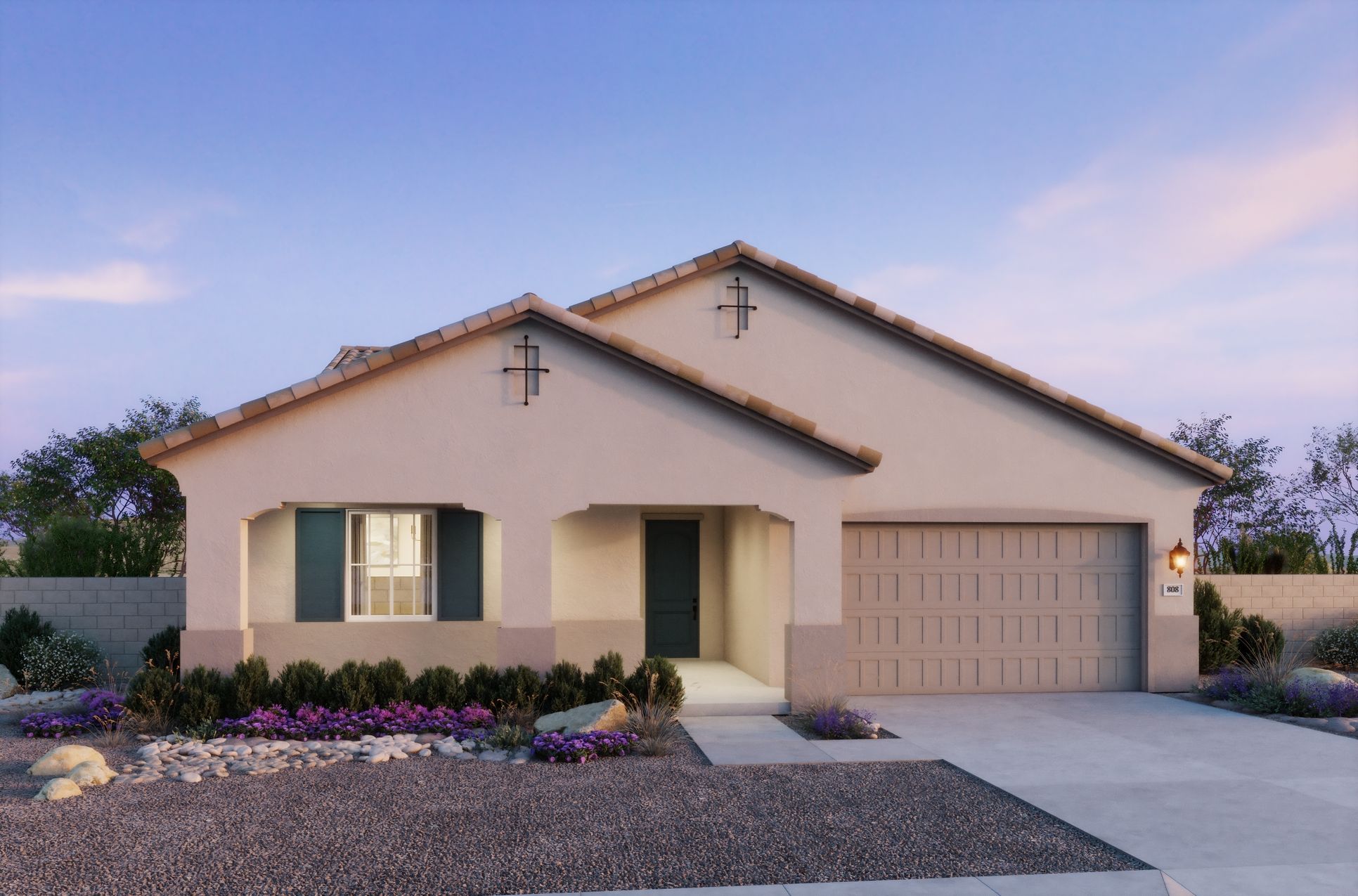 Estates at Frontera - Plan 4503 Elevation A - Renderings