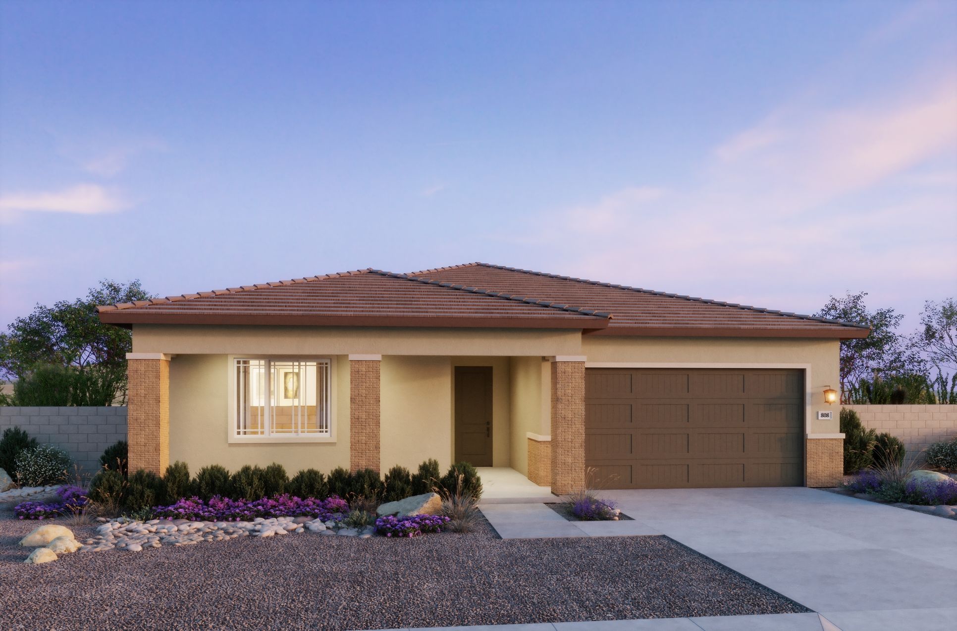 Estates at Frontera - Plan 4503 Elevation C - Renderings