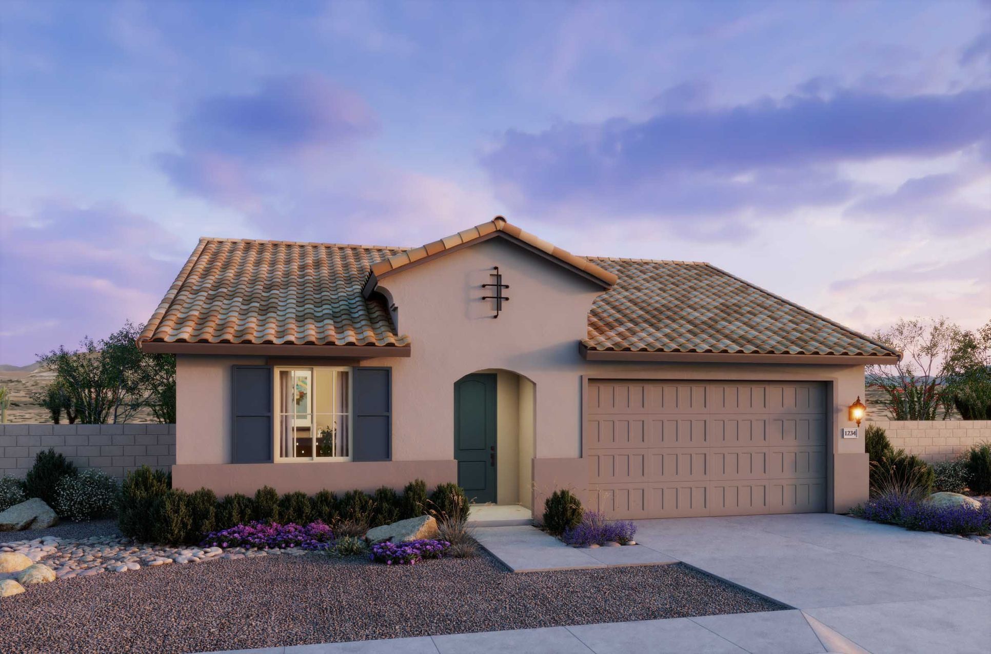 The Residences Collection at Frontera - Plan 4003 - Spanish Elevation - Renderings