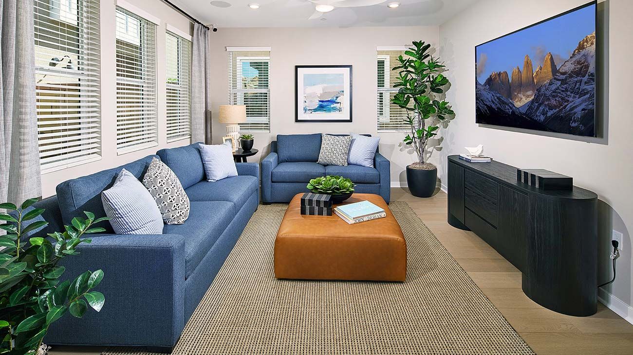 Trellis - Plan 3 Great Room - Model Photography