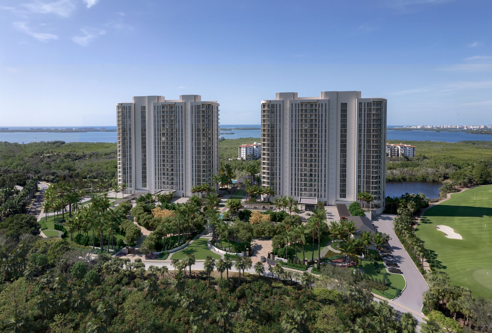 Infinity Bld I & II:Infinity Bld I & II - artist rendering