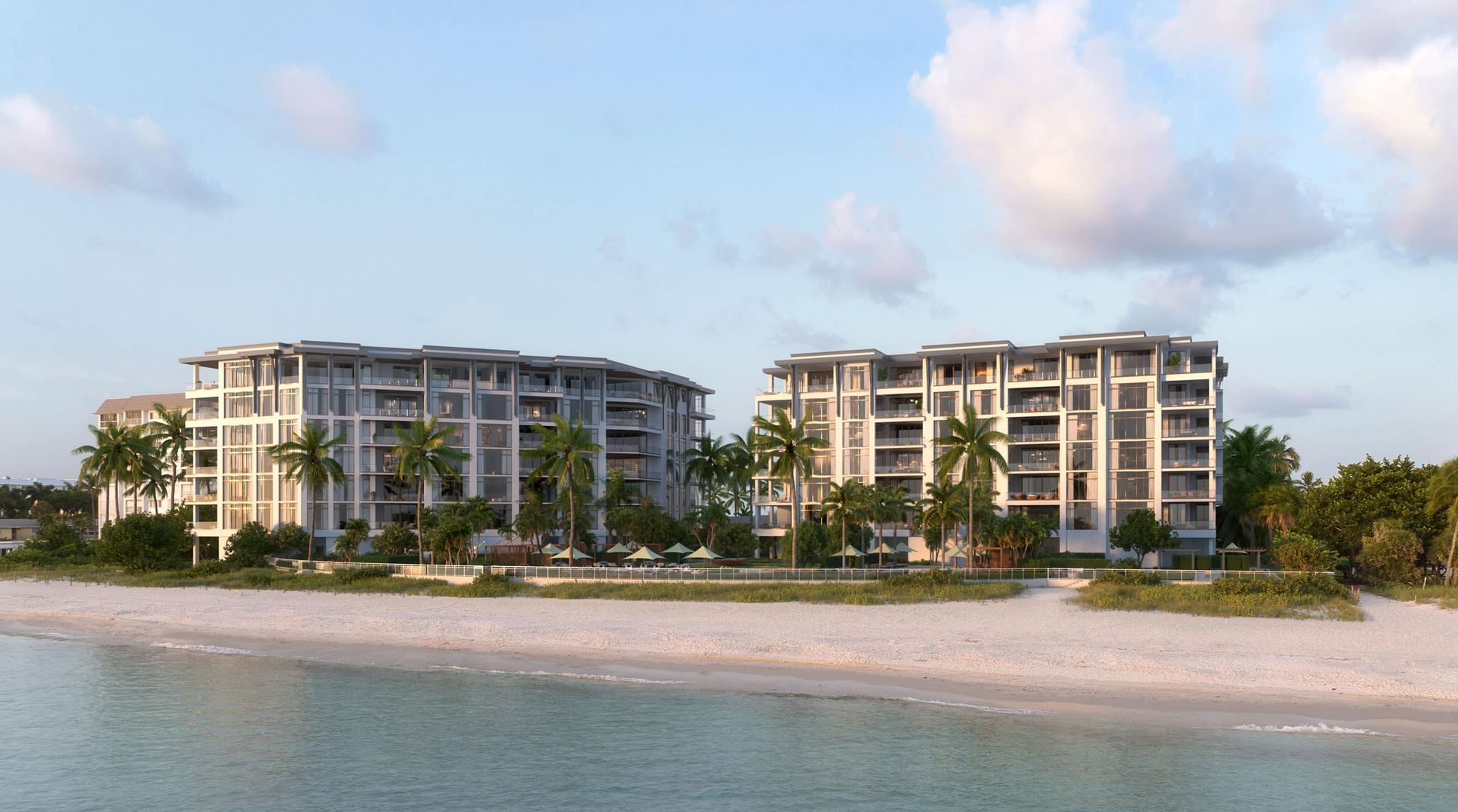 Rosewood Residences Naples:Rosewood Residences Naples at Sunset