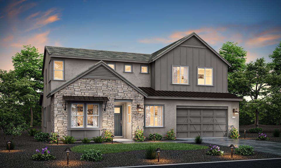 Elevation B - Farmhouse:Plan 4