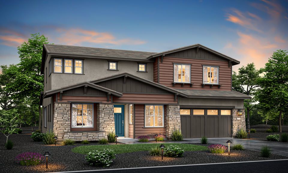 Elevation C - Craftsman:Plan 4