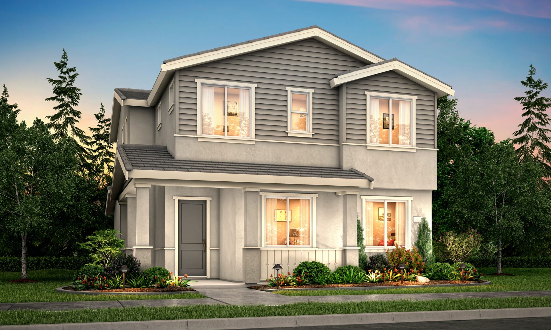 Elevation 3B - Craftsman:Residence 3