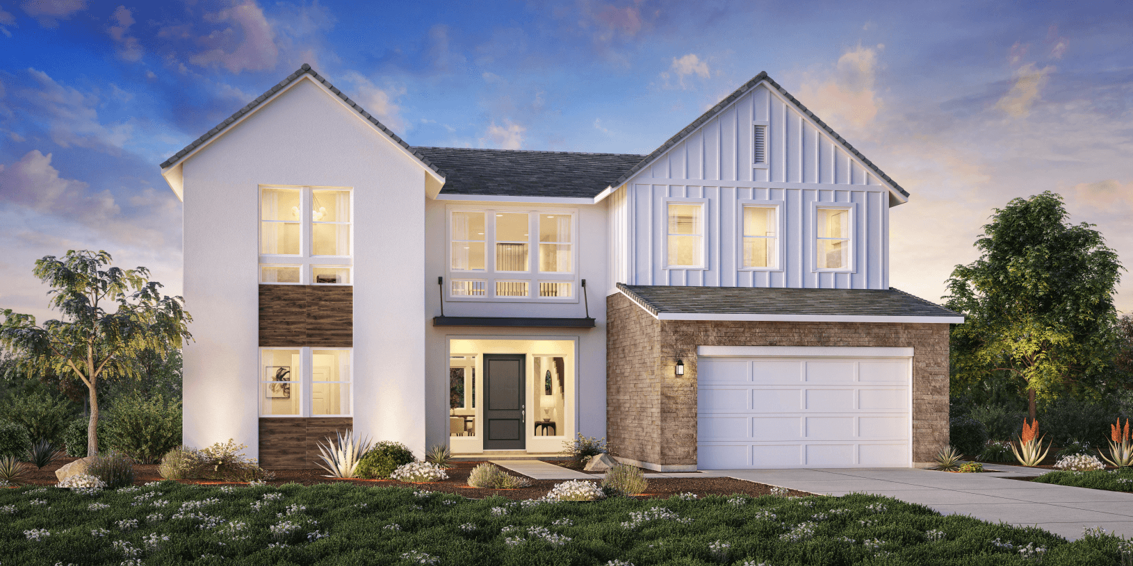 Elevation Image:Modern Farmhouse