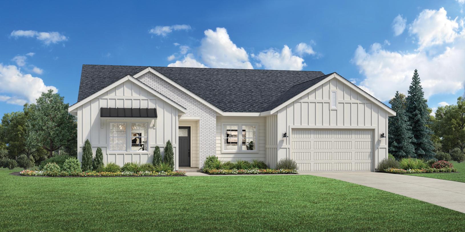 Elevation Image:Modern Farmhouse