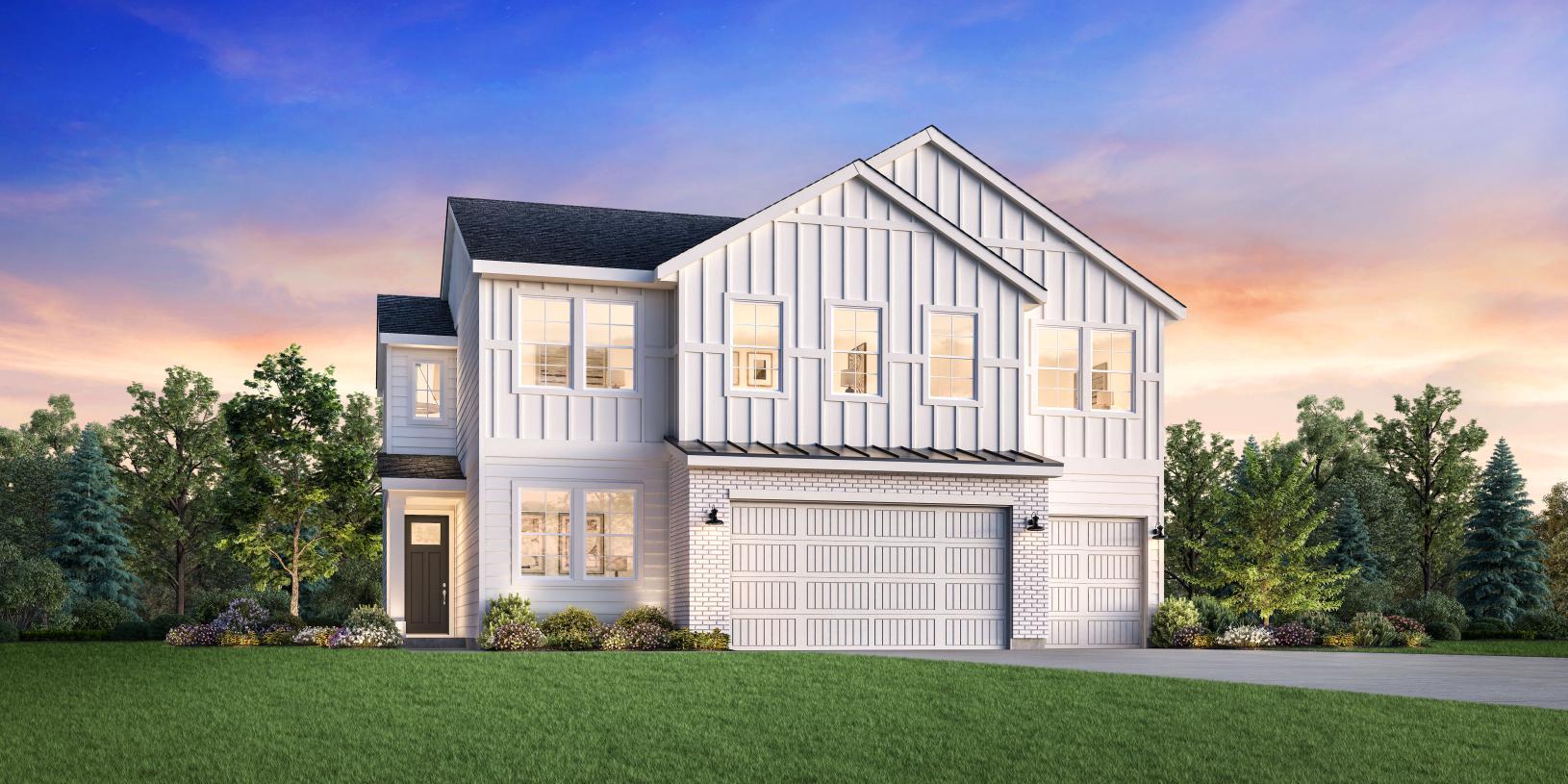 Elevation Image:Modern Farmhouse